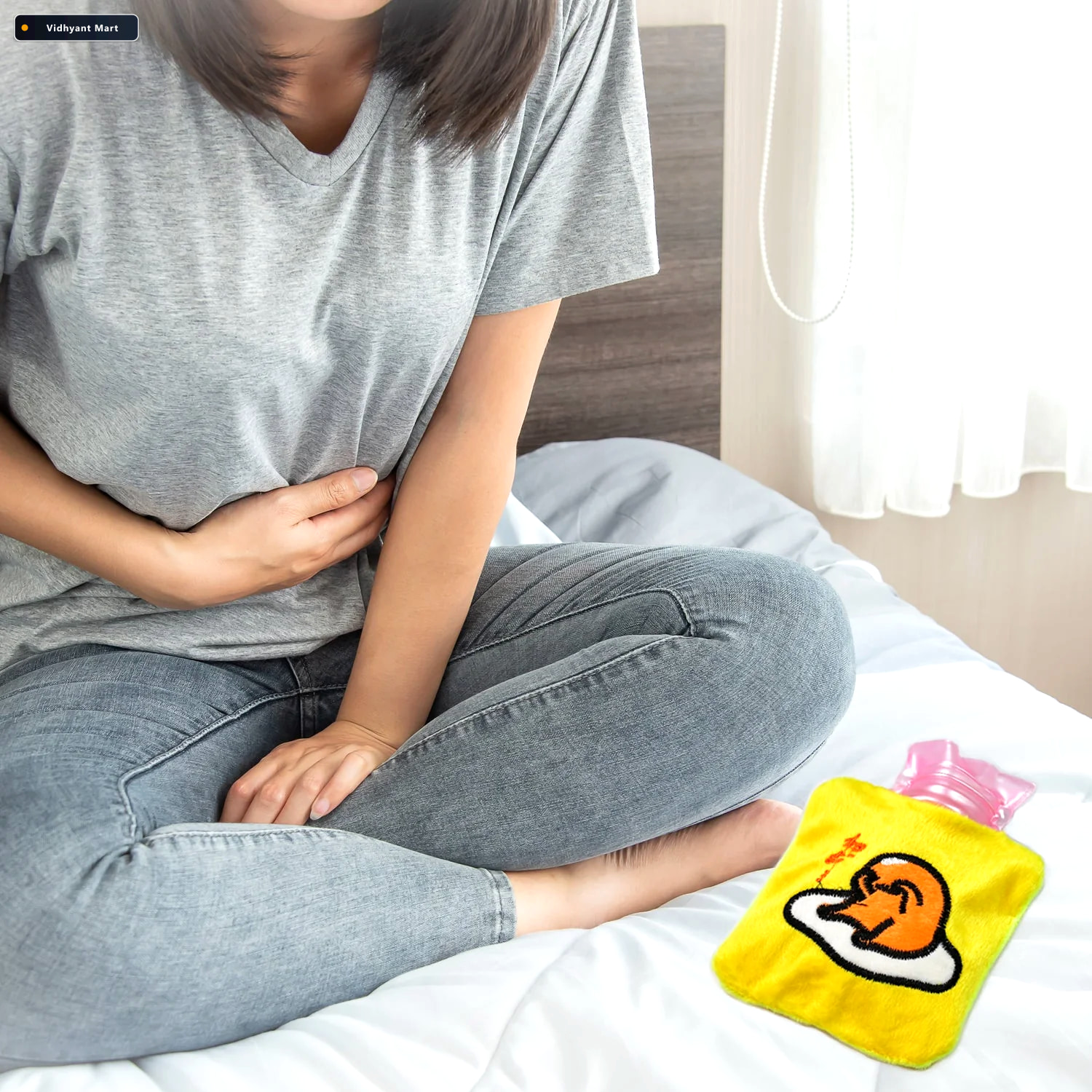 Vidhyant Mart Hot Water Bag Yellow Duck Cover For Pain Relief Wa 2