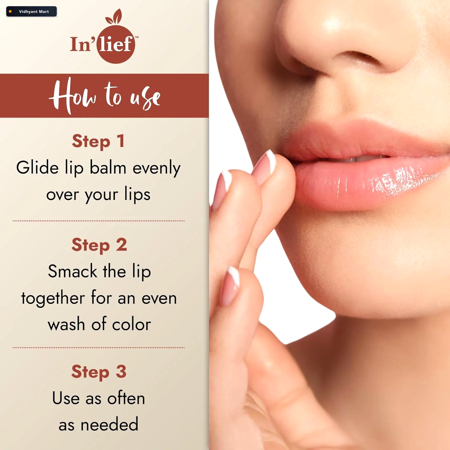 Vidhyant Mart Hydrating Lip Balm Deeply Moisturizing Nourishing 2