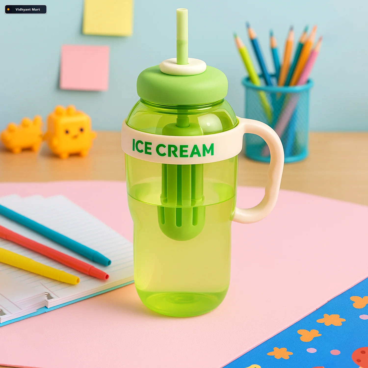 Vidhyant Mart Ice Cream Themed Water Bottle 1300ml Large Capacit 2