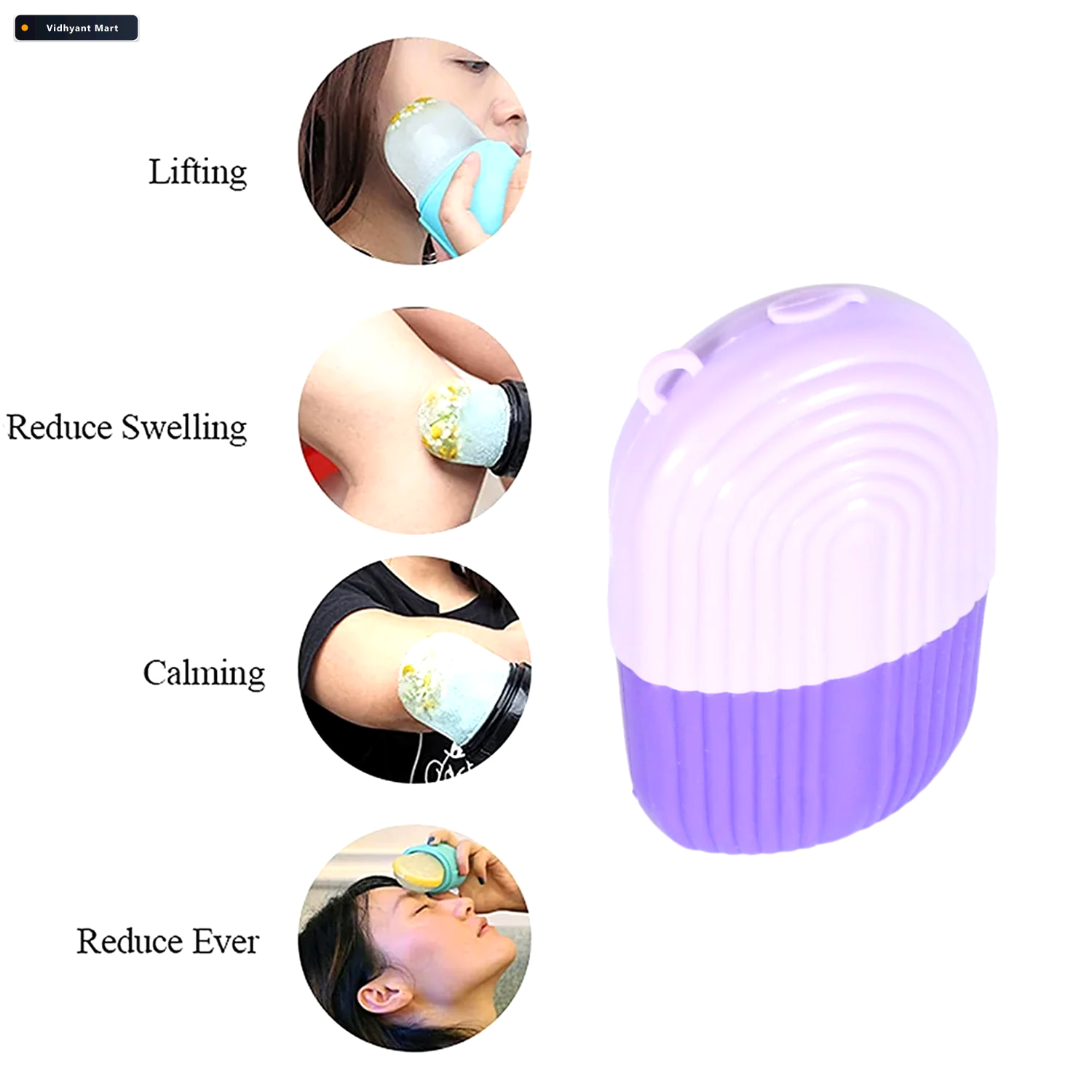 Vidhyant Mart Ice Roller For Face Eye Reduces Puffiness Soothes 2
