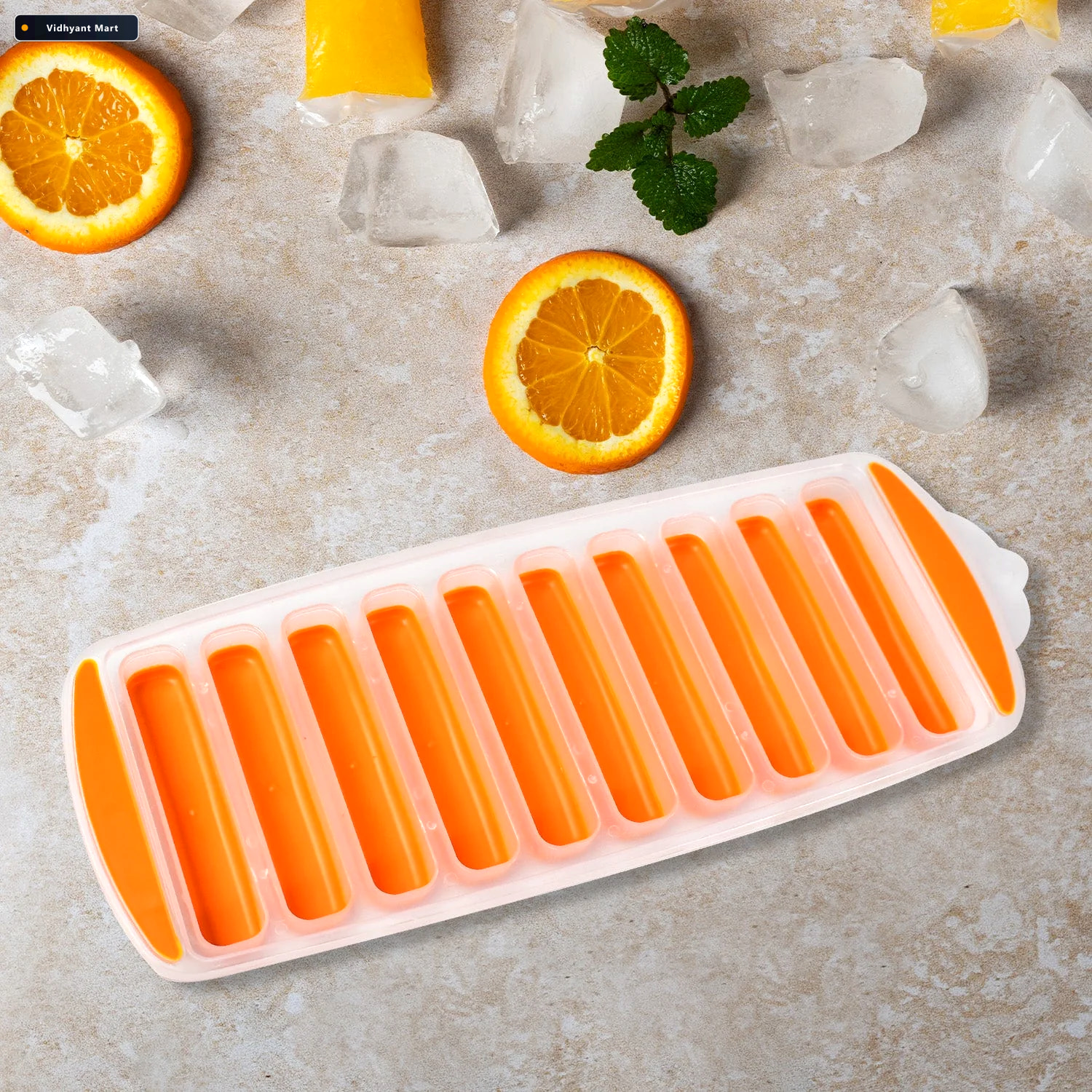 Vidhyant Mart Ice Stick Tray Easy Push Silicone For Water Bottle 3