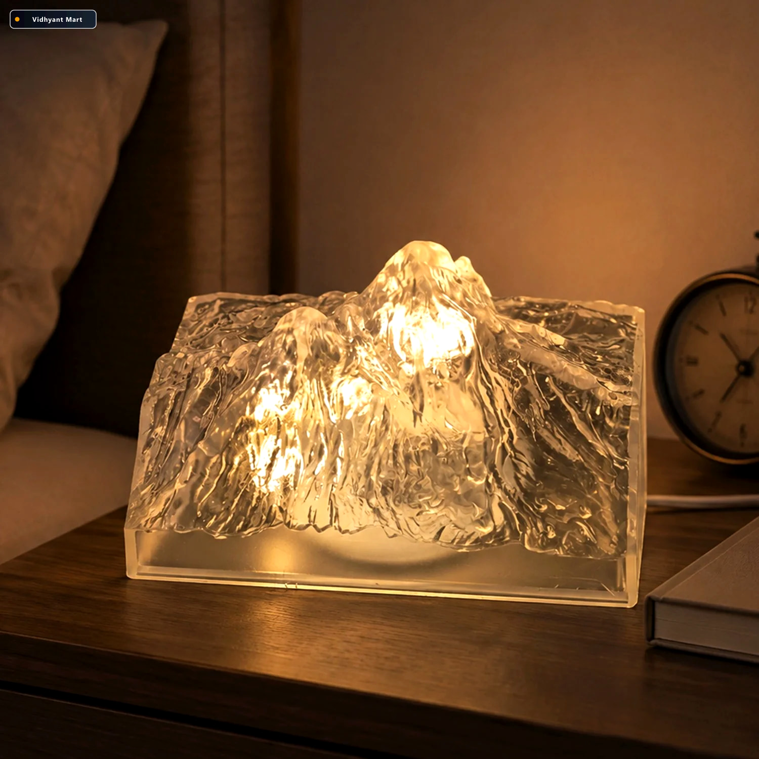 Vidhyant Mart Iceberg Night Light Flameless Led Decor For Home I 1