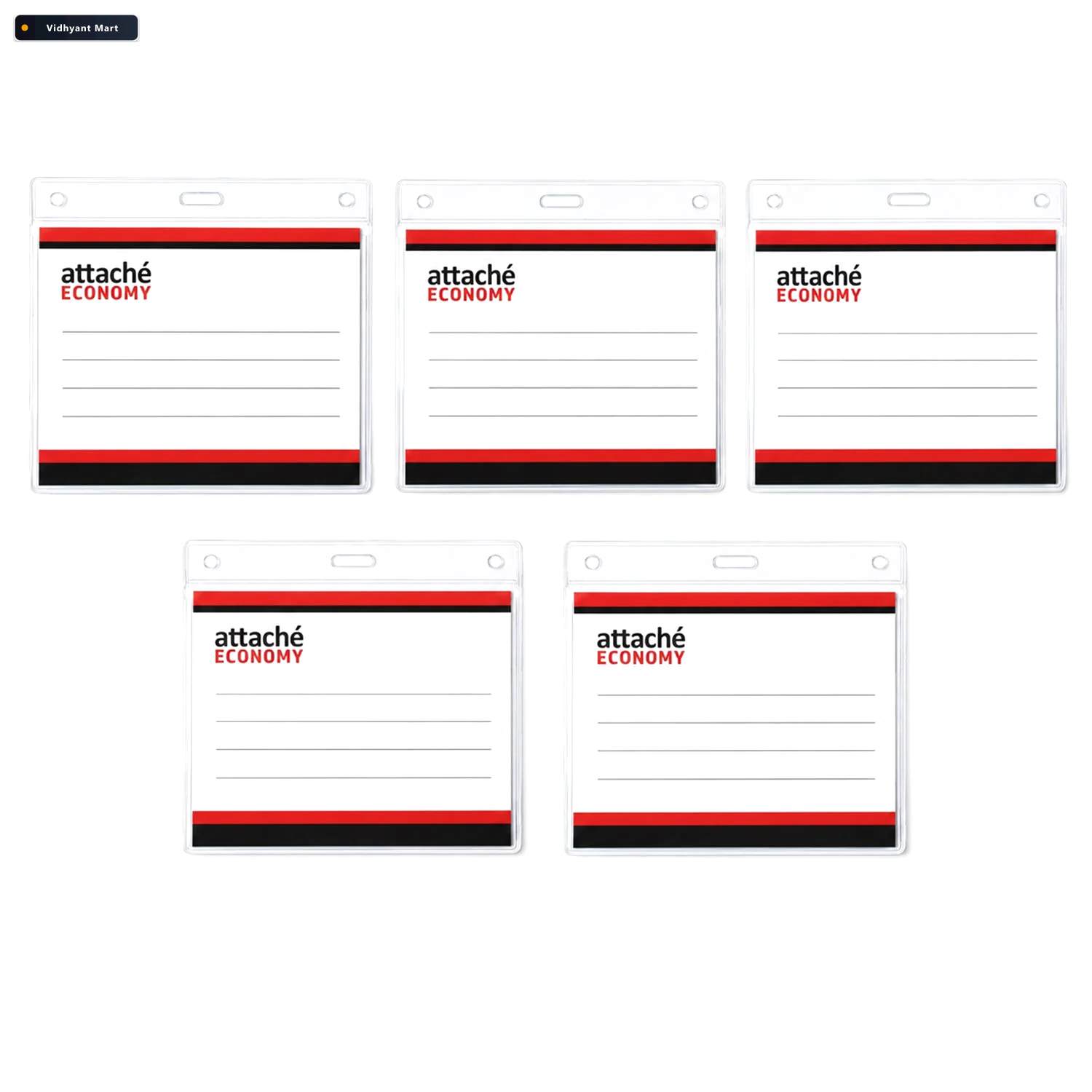 Vidhyant Mart Id Card Holder Set Waterproof Slim Durable For Off 4