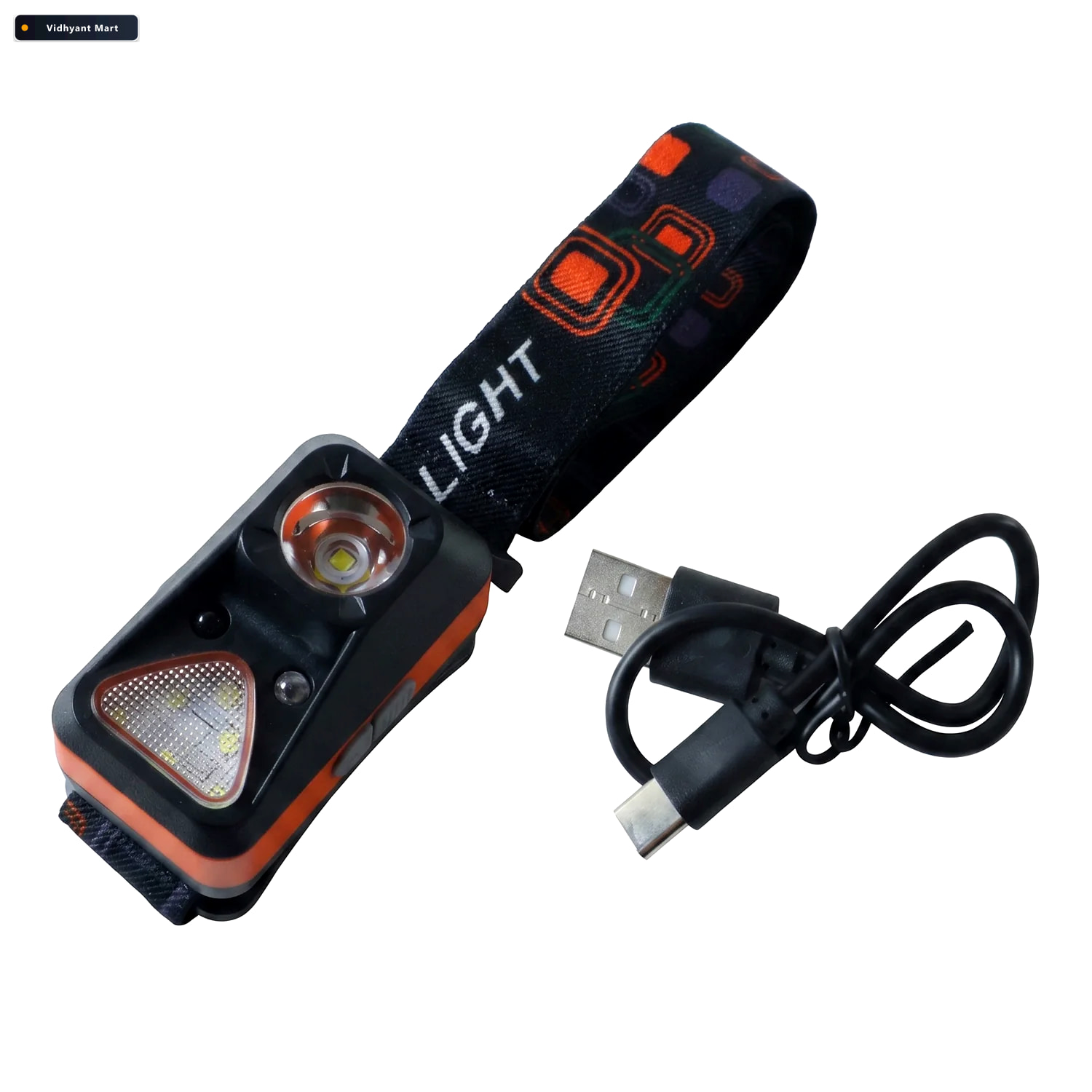 Vidhyant Mart Inductive Led Head Lamp Rechargeable Motion Sensor 4