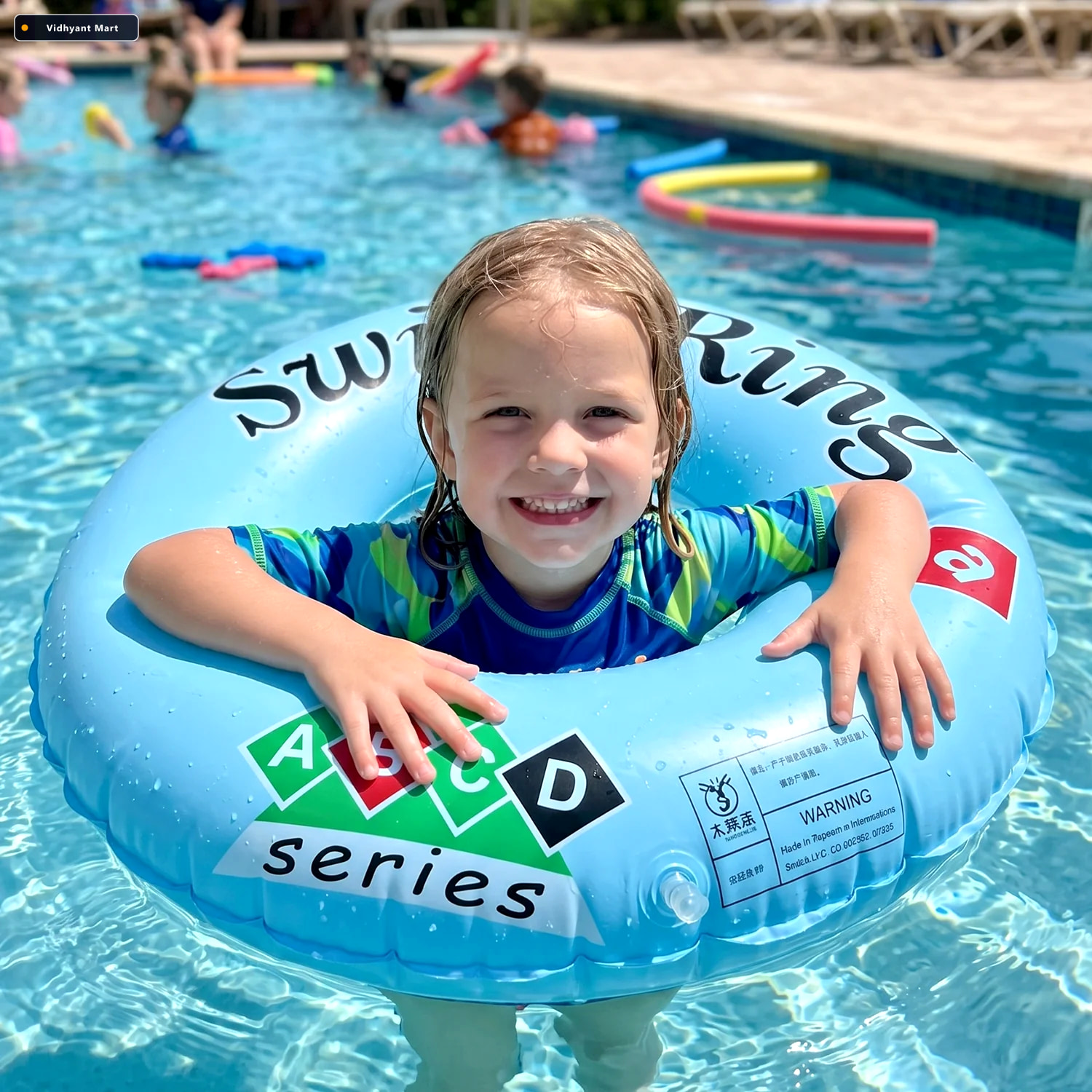 Vidhyant Mart Inflatable Kids Swim Ring Safe And Durable Water S 3