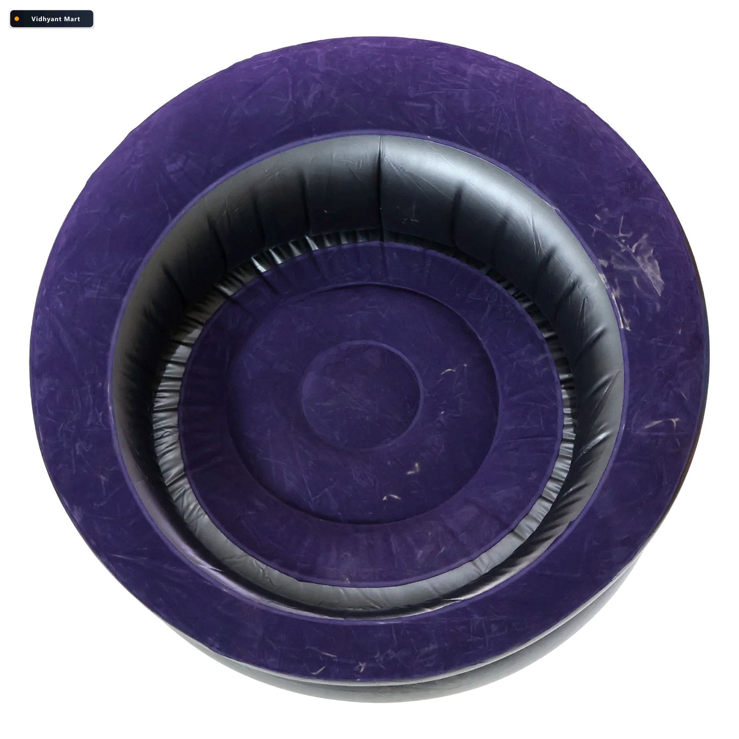 Vidhyant Mart Inflatable Sofa Bed Chair With Foot Pump For Indoo 4