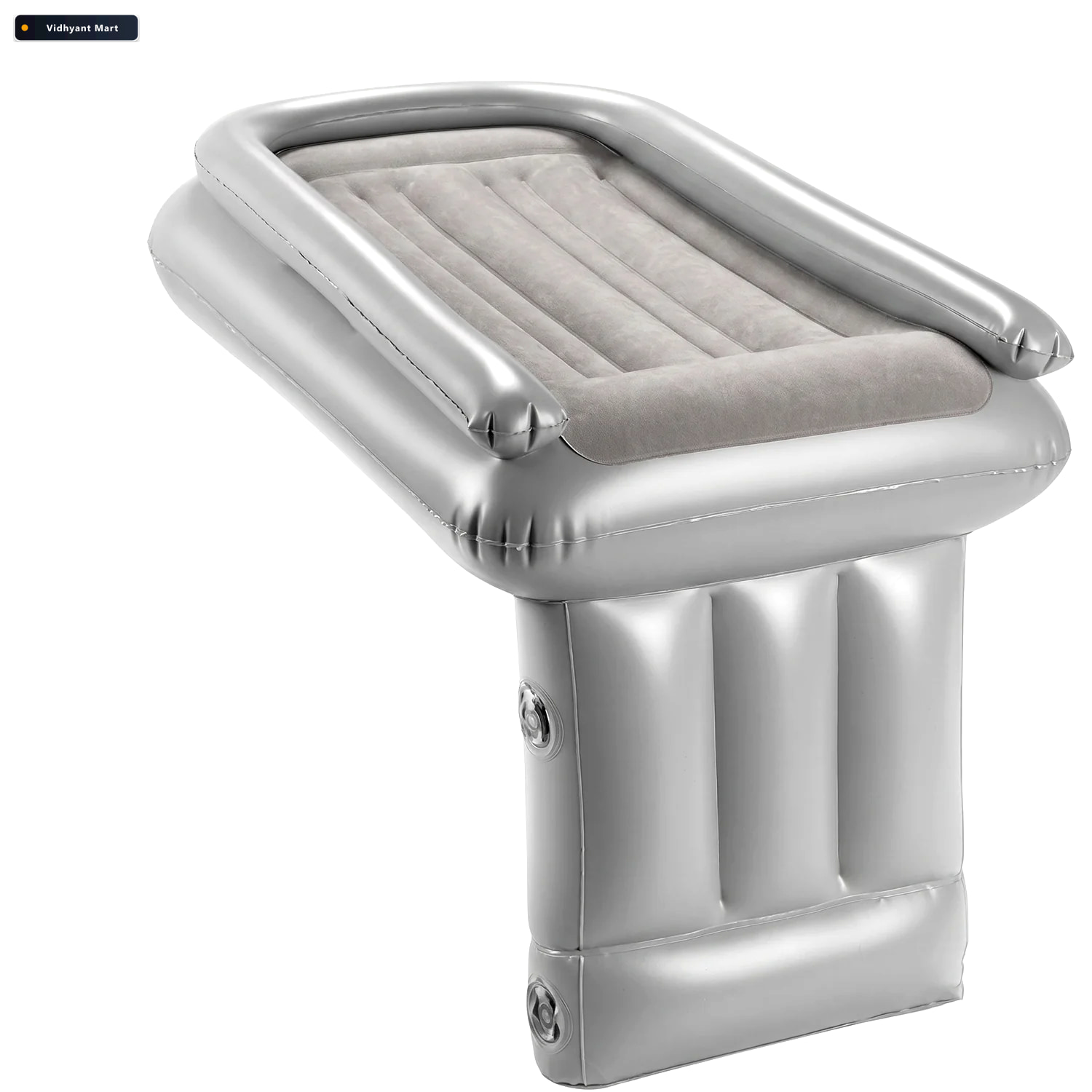 Vidhyant Mart Inflatable Travel Air Bed Mattress For Car Back Se 3