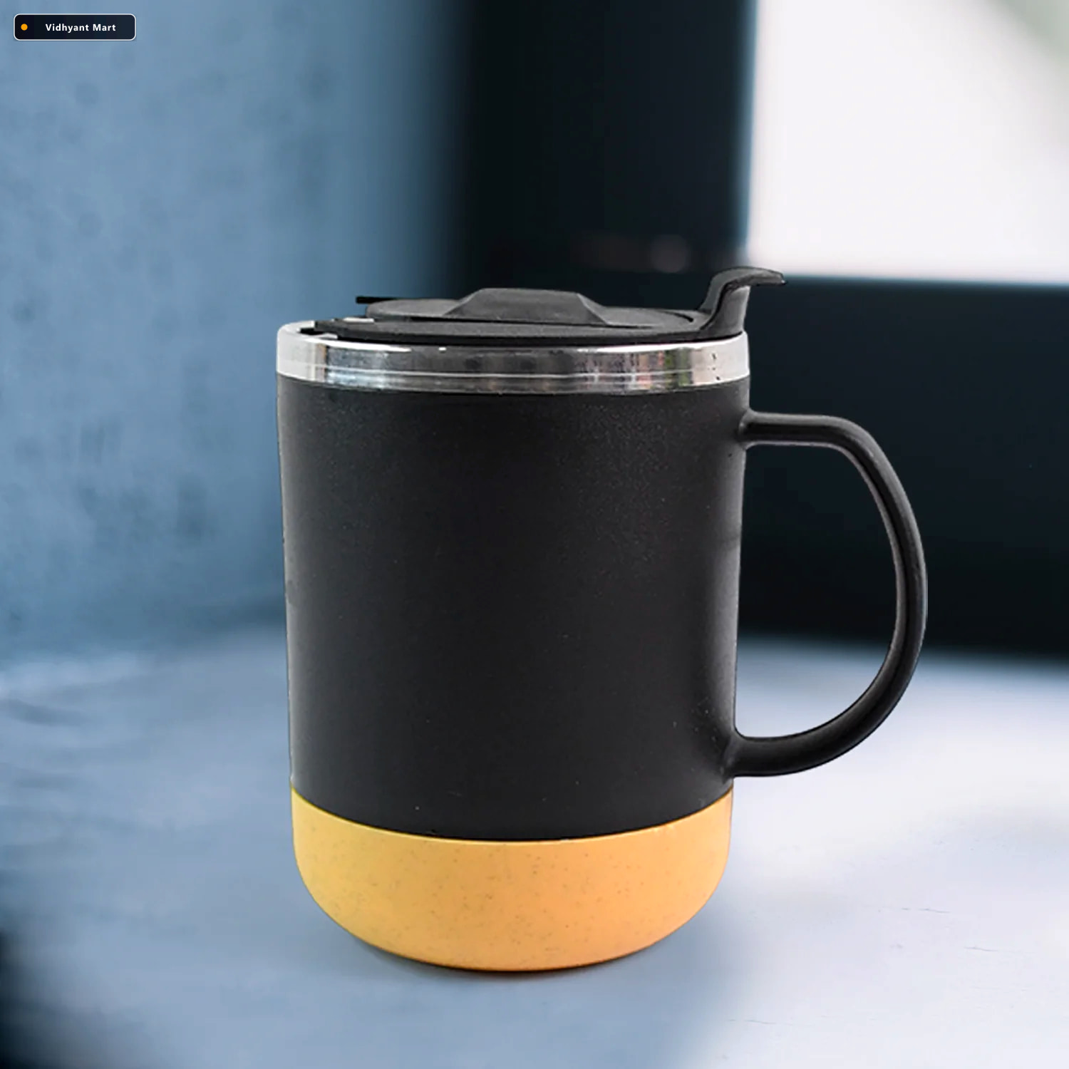 Vidhyant Mart Insulated Coffee Mug 350ml Spill Proof Long Lastin 3