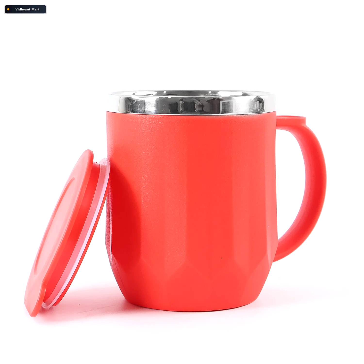 Vidhyant Mart Insulated Mug 350ml Stainless Steel Hot Cold Coffe 4