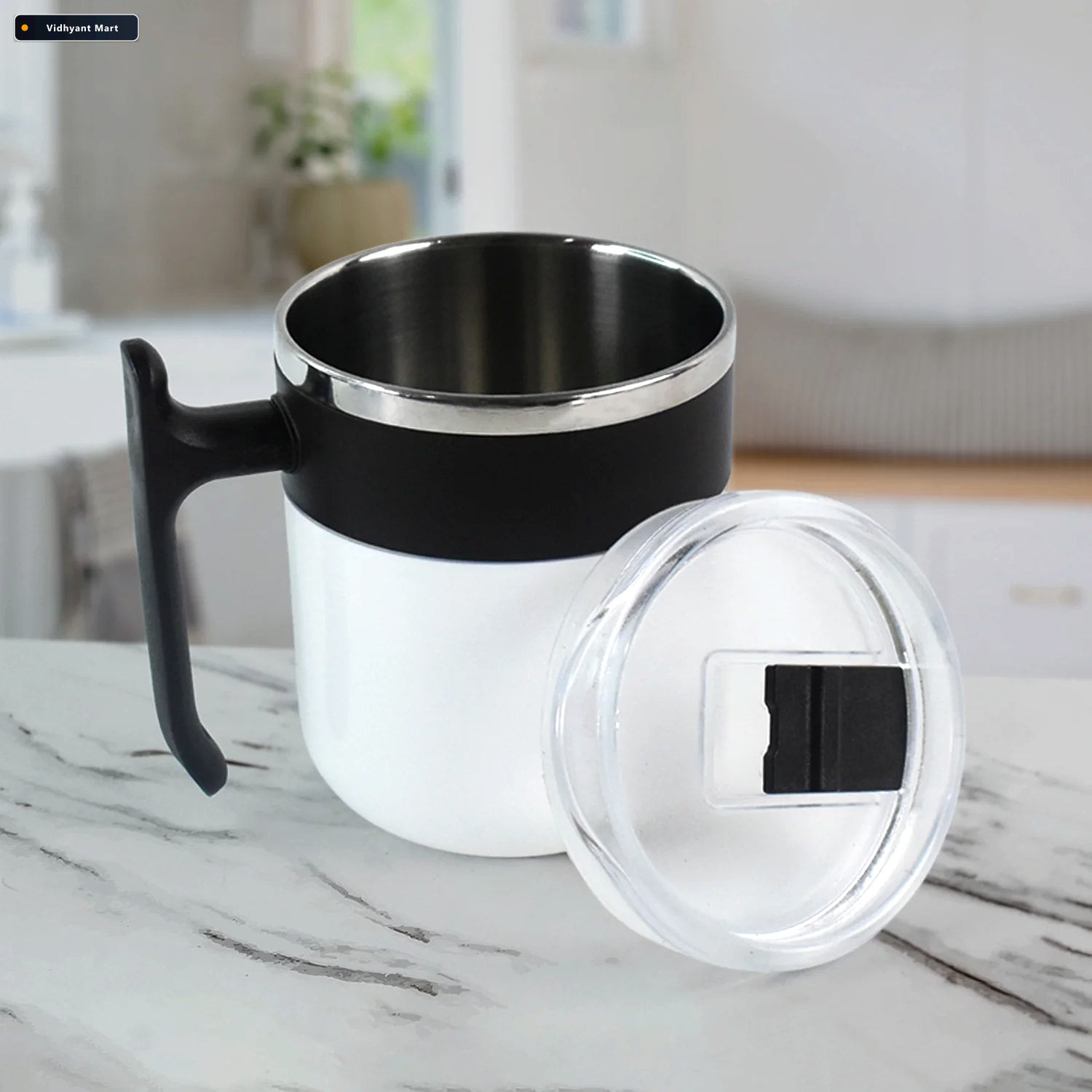 Vidhyant Mart Insulated Mug 350ml Stainless Steel Spill Resistan 1