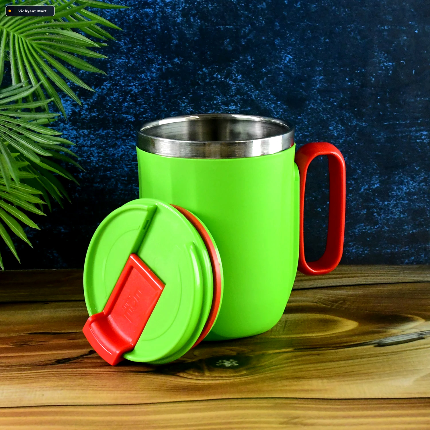 Vidhyant Mart Insulated Mug 400 Ml Spill Resistant Panda Design 2