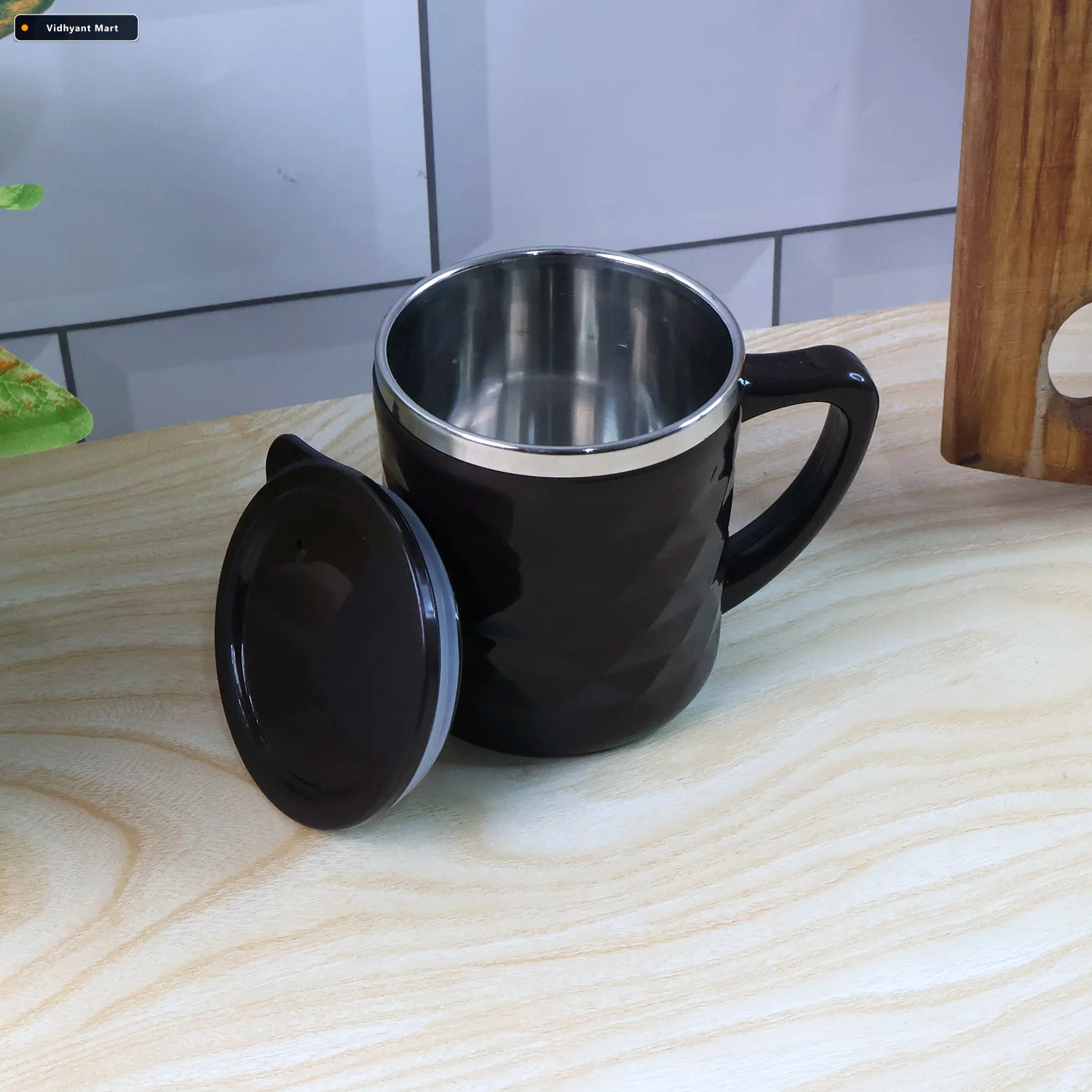 Vidhyant Mart Insulated Tea Coffee Mug Leak Resistant With Metal 2