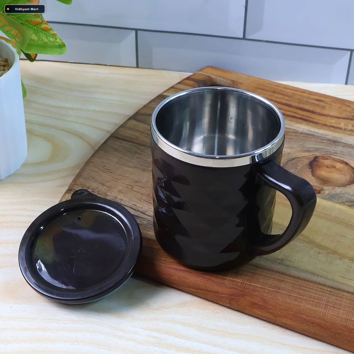 Vidhyant Mart Insulated Tea Coffee Mug Leak Resistant With Metal 3