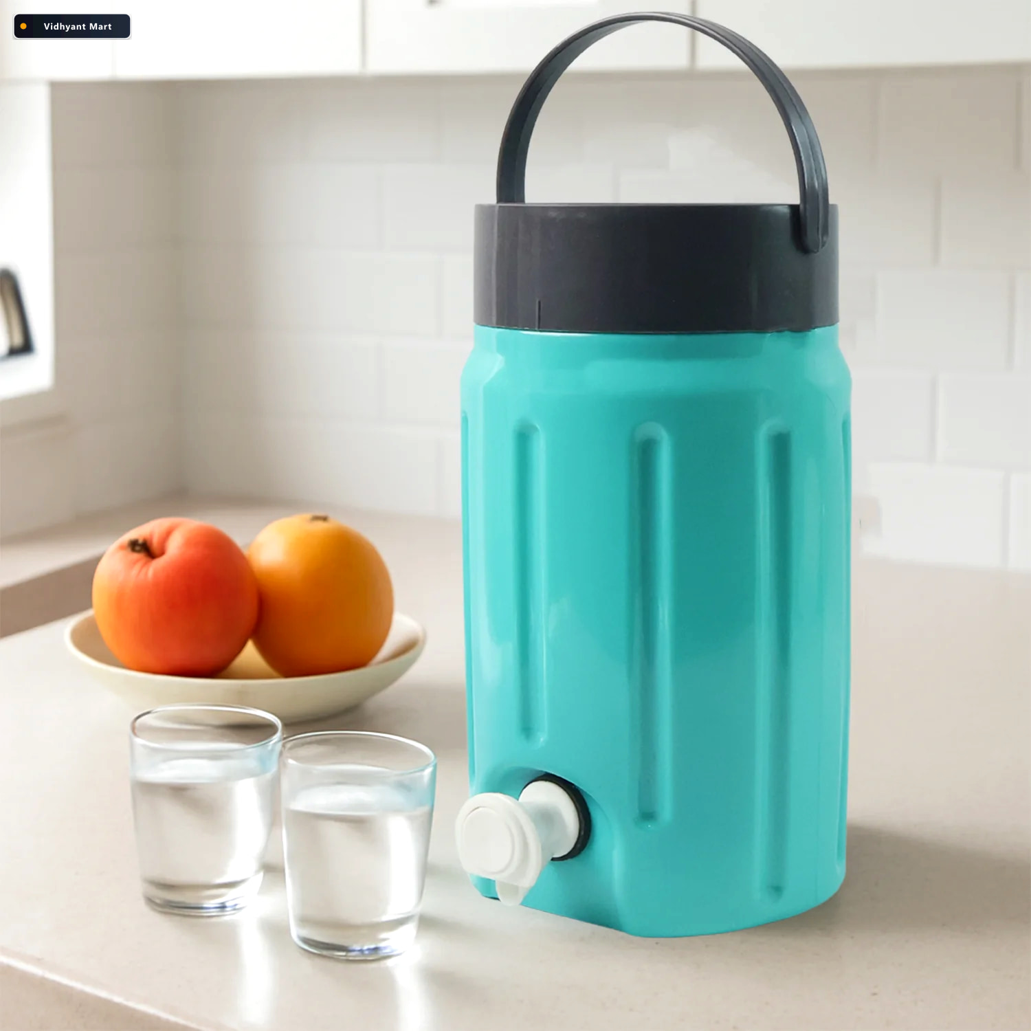 Vidhyant Mart Insulated Water Jug 2 Litre Leak Proof Plastic Dis 4