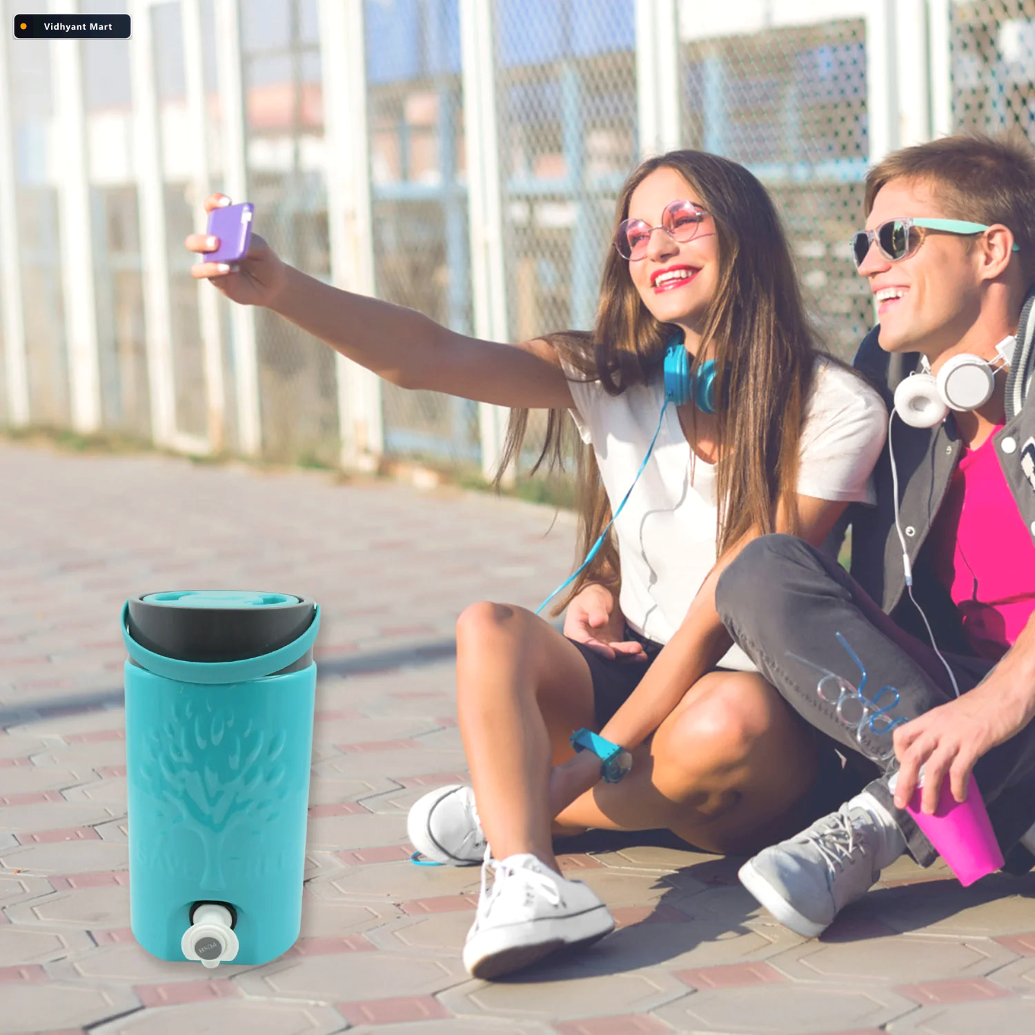 Vidhyant Mart Insulated Water Jug 2000ml Leakproof With Tap Nekz 2