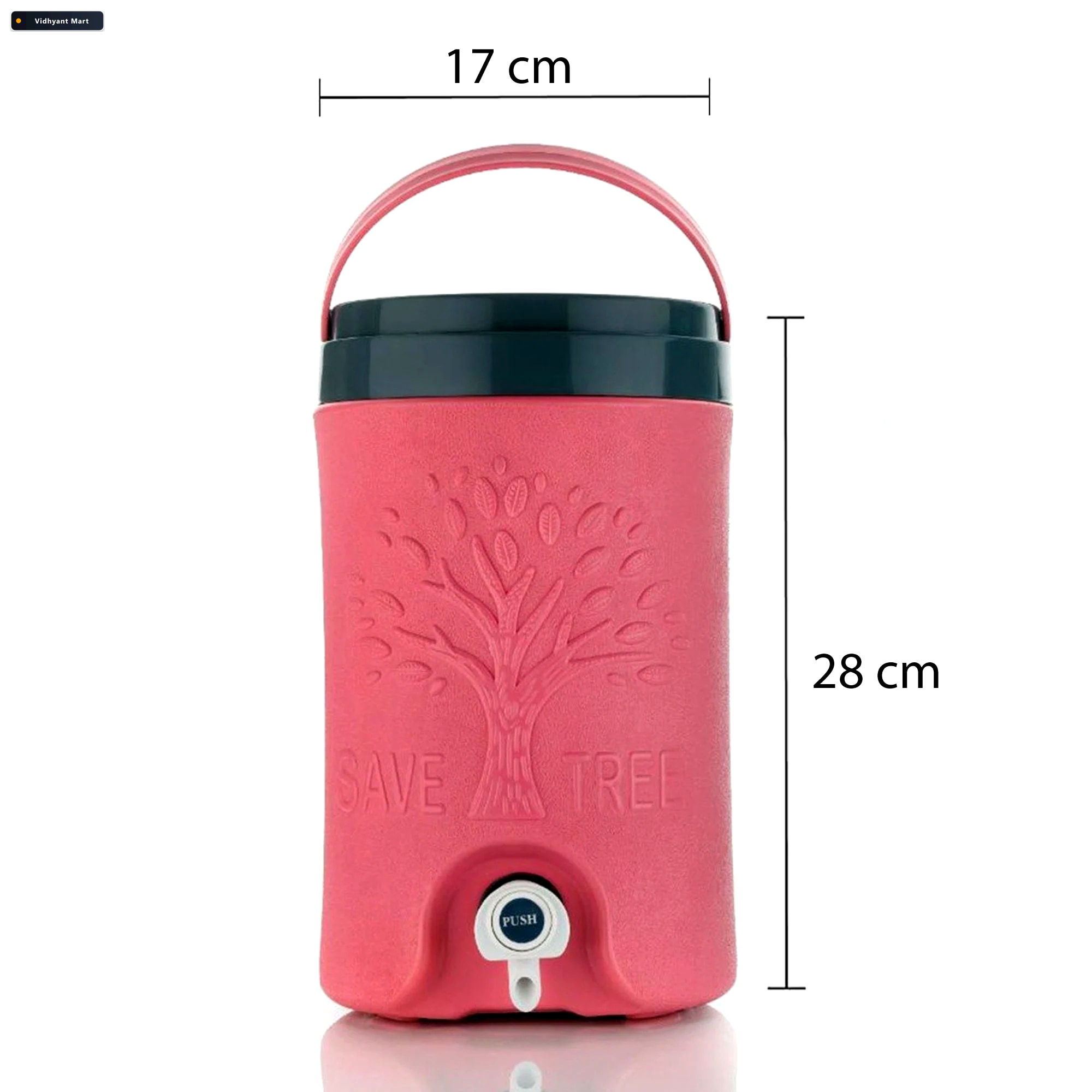 Vidhyant Mart Insulated Water Jug 4300 Ml Sturdy Handle Tap Nekz 2