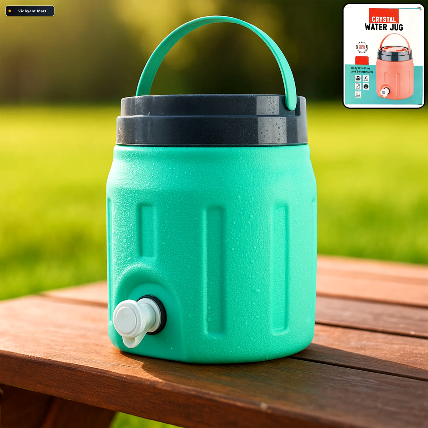 Vidhyant Mart Insulated Water Jug 4l Keeps Water Refreshingly Co 1