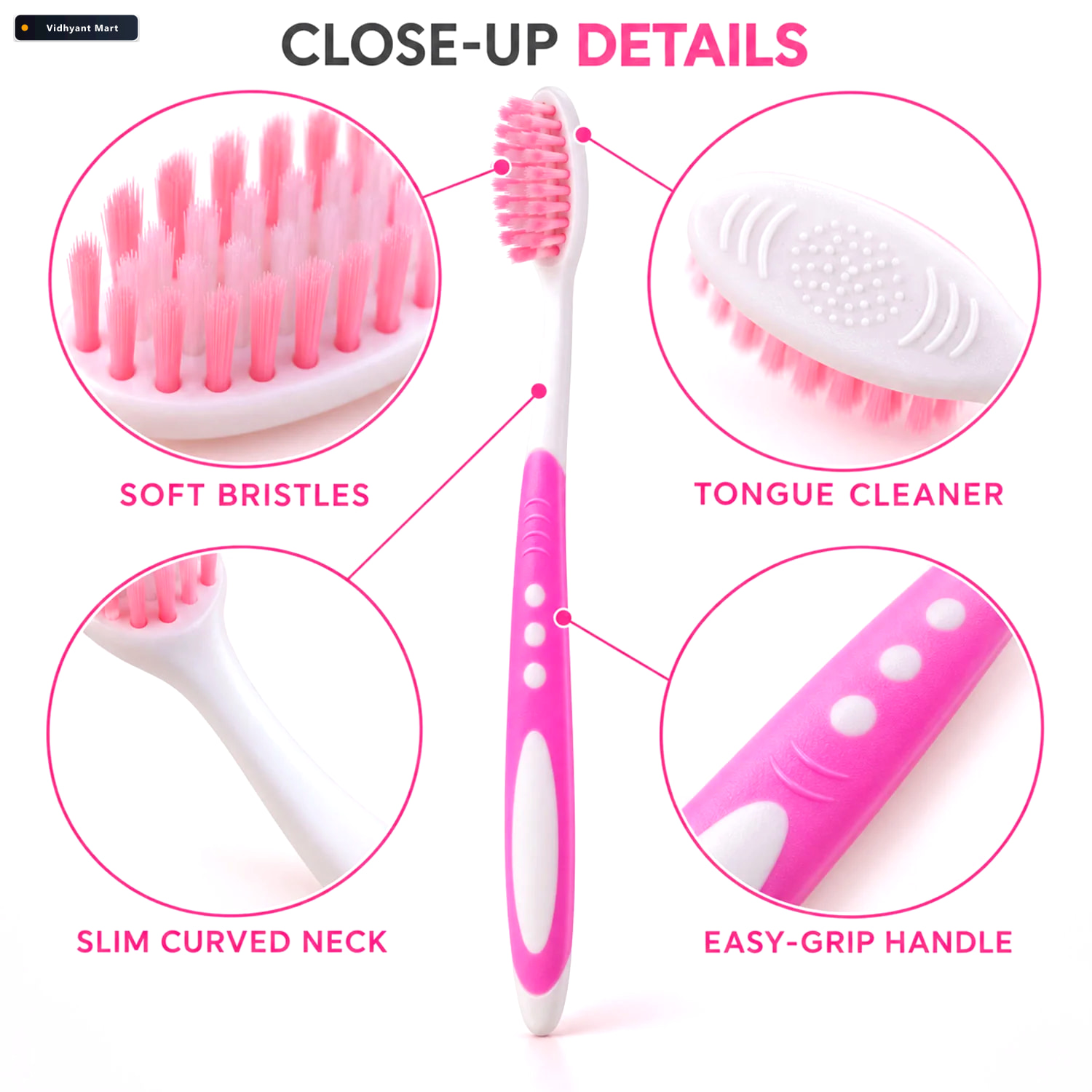 Vidhyant Mart Interdental Cleaner Portable Easy Brush For Teeth 3