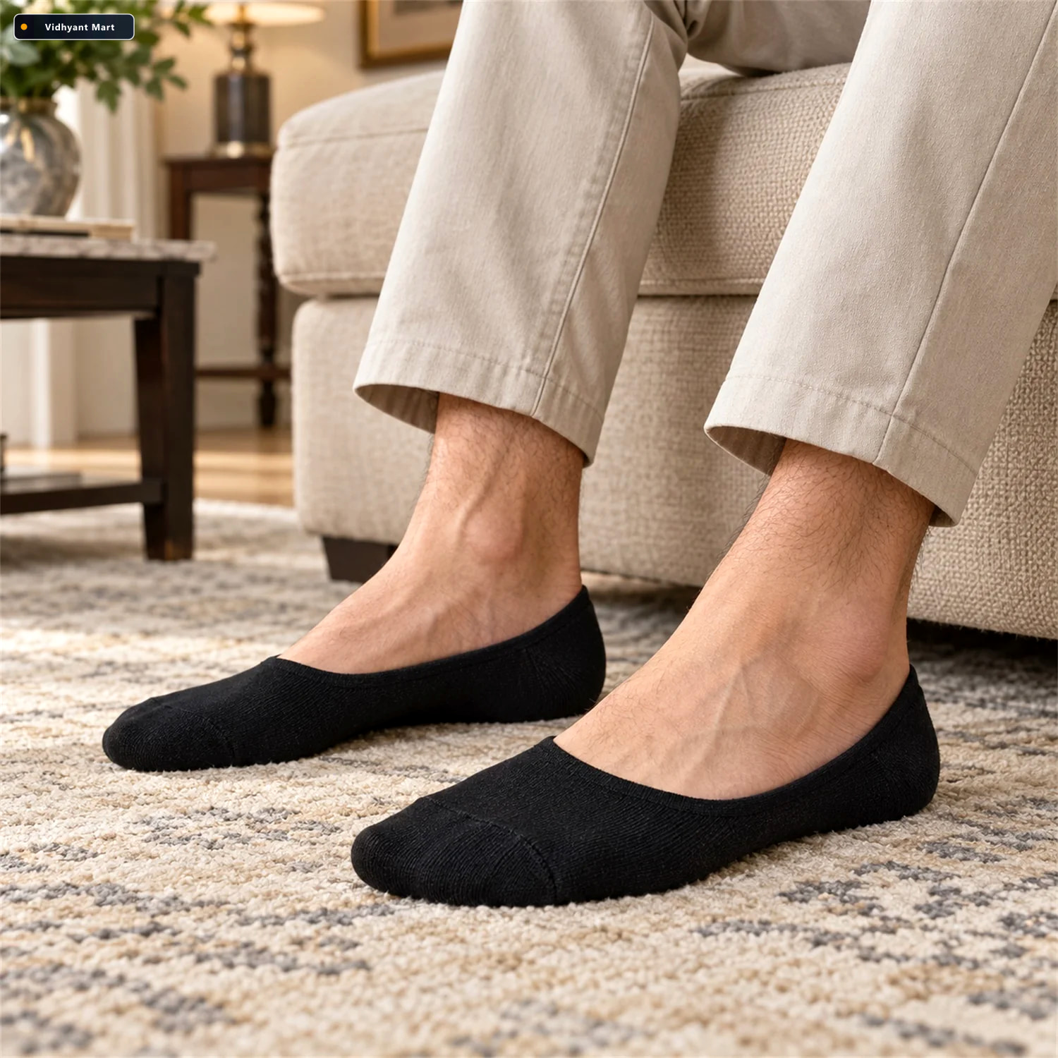 Vidhyant Mart Invisible Low Cut Loafer Socks For Comfortable Eve 2