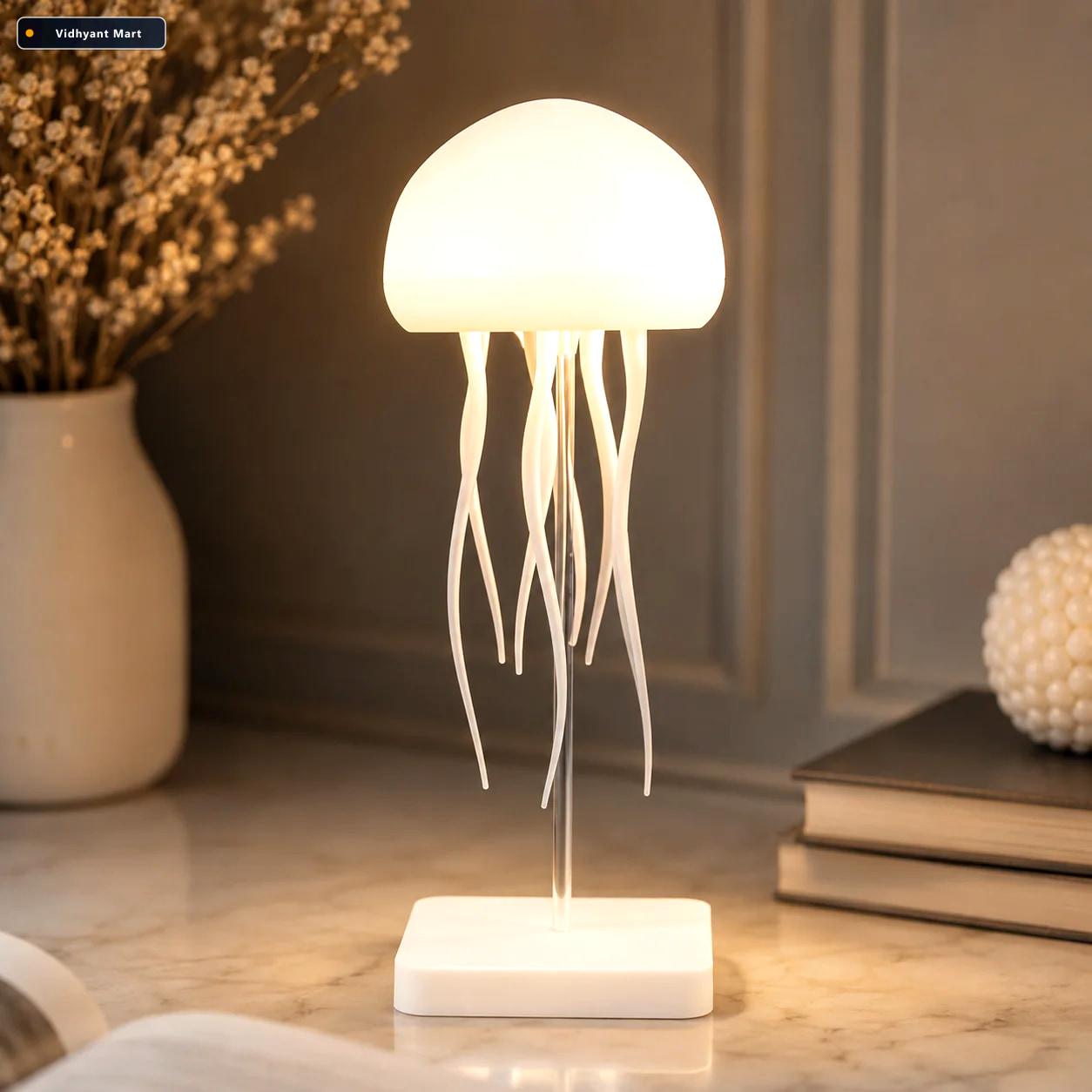 Vidhyant Mart Jellyfish Led Mood Light Colour Changing Ambient L 1