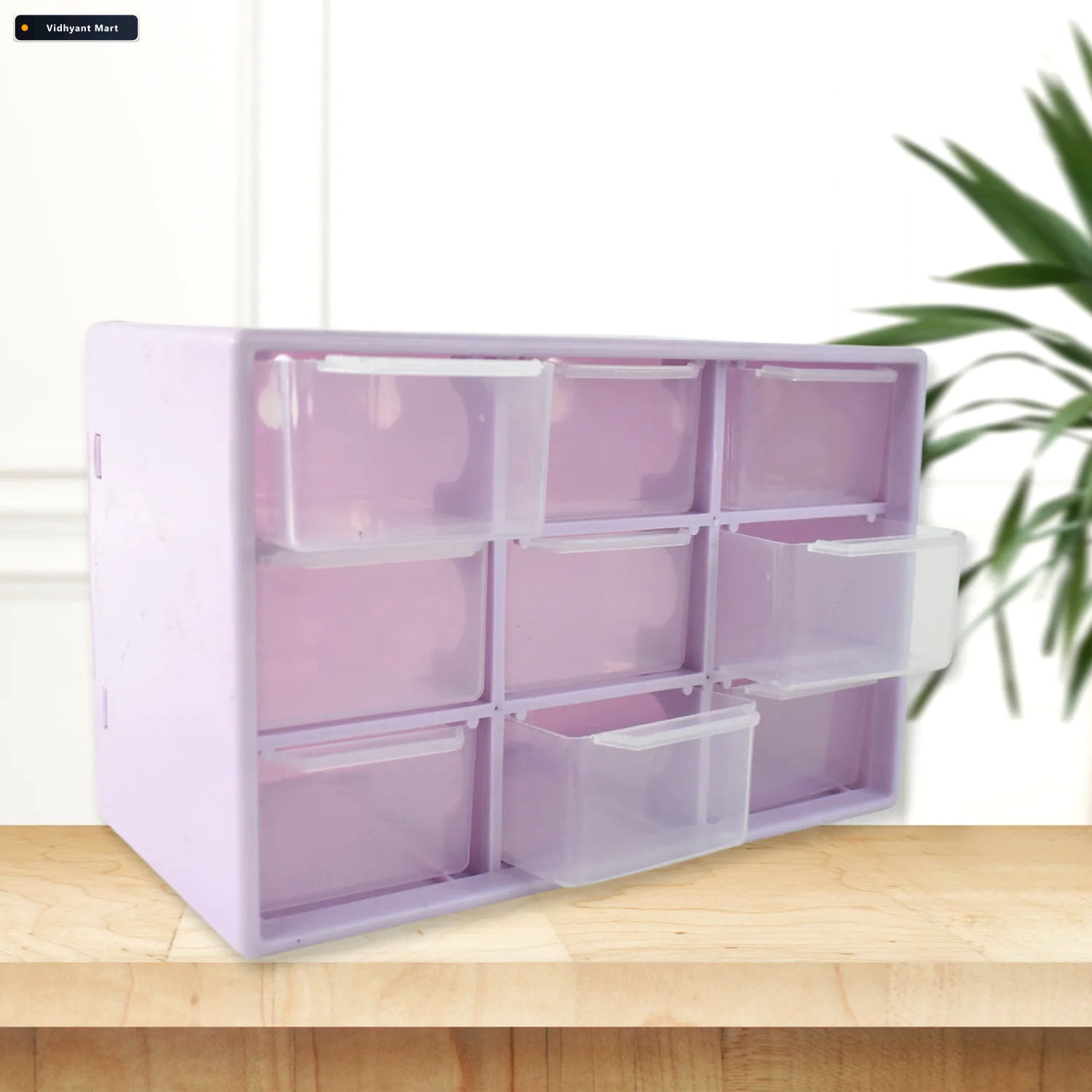 Vidhyant Mart Jewellery Drawer Organizer Compact 9 Compartment P 2