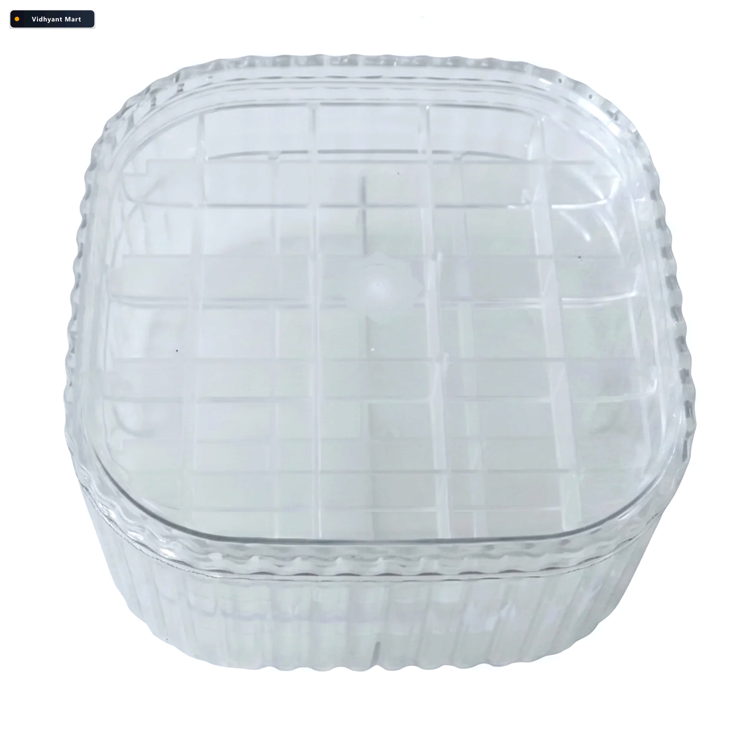 Vidhyant Mart Jewellery Storage Box 3 Layer Clear Organizer For 4