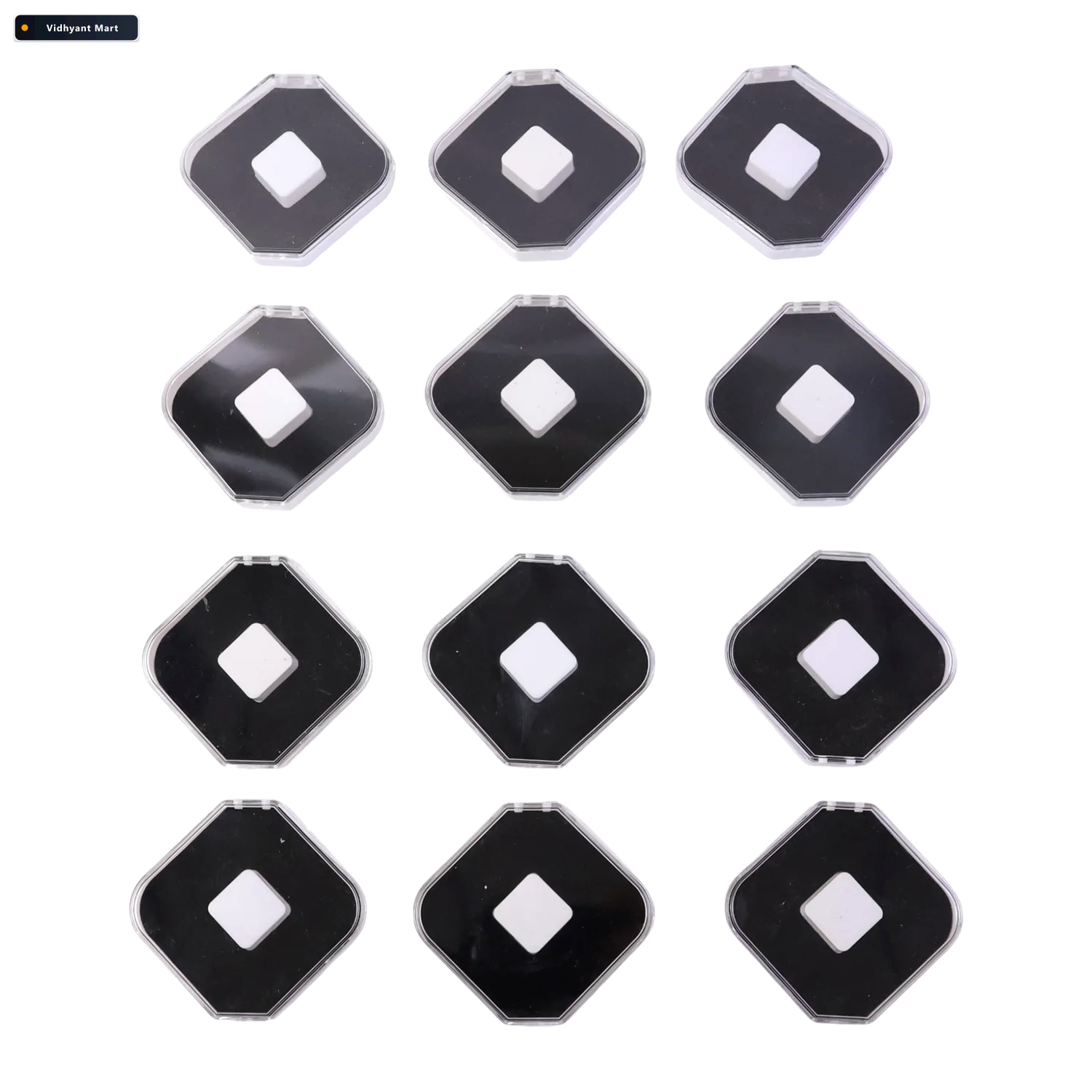 Vidhyant Mart Jewellery Storage Box Set 12 Pc Soft Cushion Displ 4