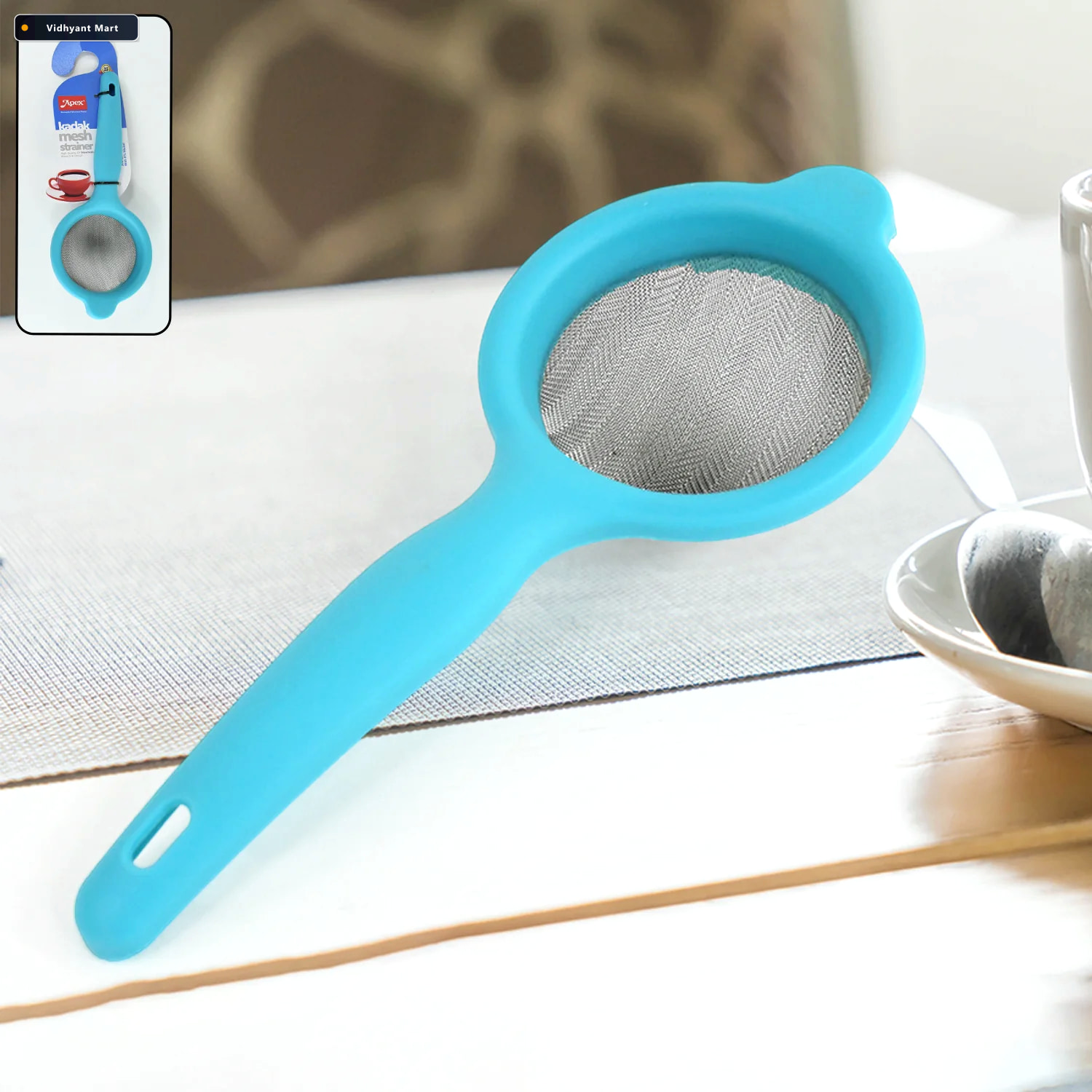 Vidhyant Mart Kadak Stainless Steel Mesh Strainer Durable Rust R 2