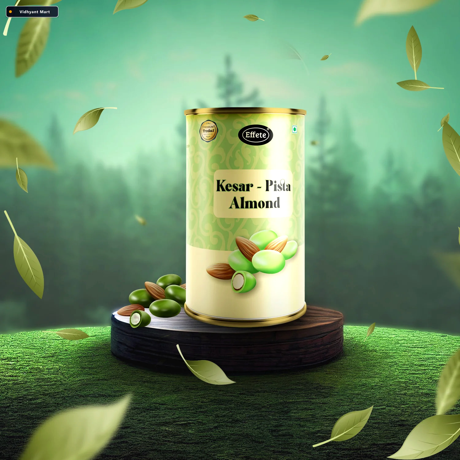 Vidhyant Mart Kesar Pista Almonds Chocolate Premium Festive Gift 4