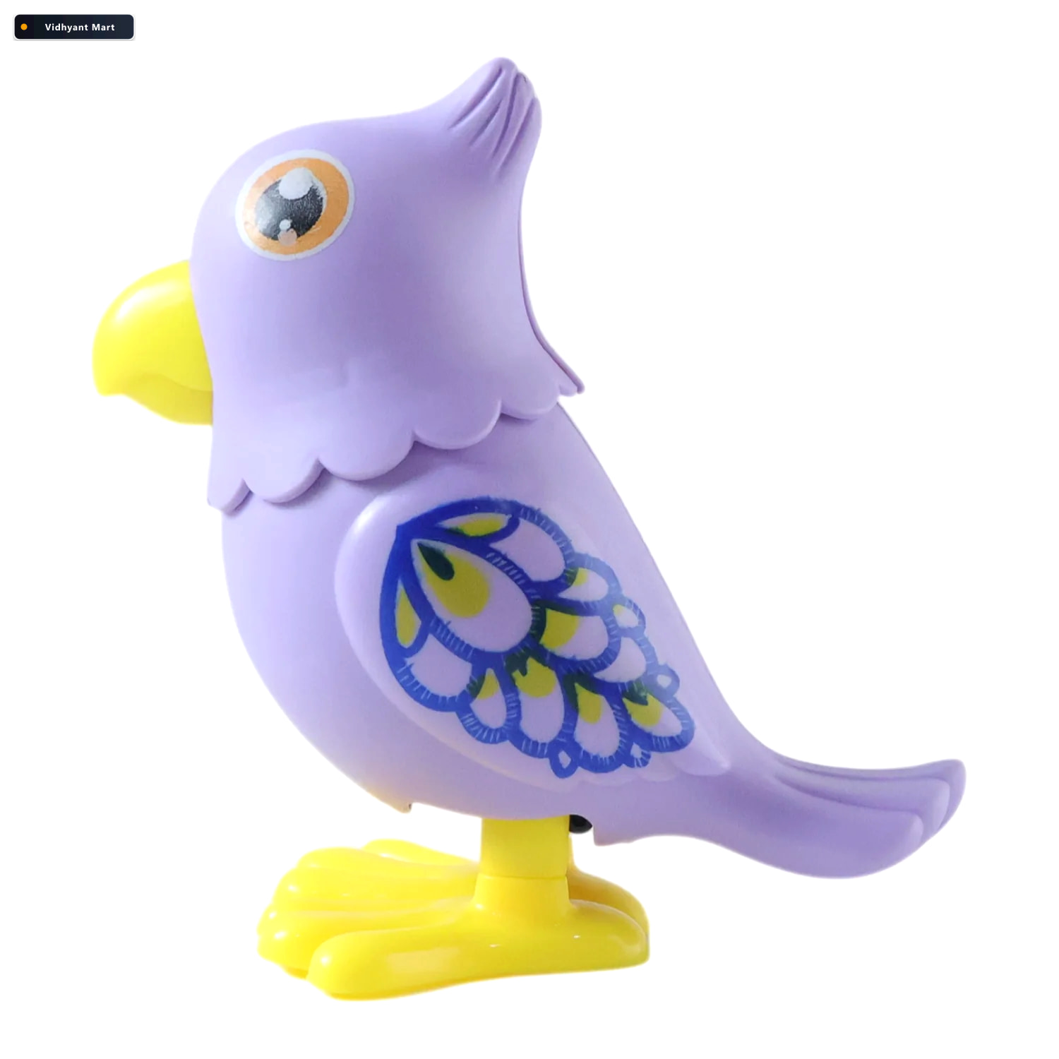 Vidhyant Mart Key Operated Jumping Bird Toy Fun Wind Up Action F 3