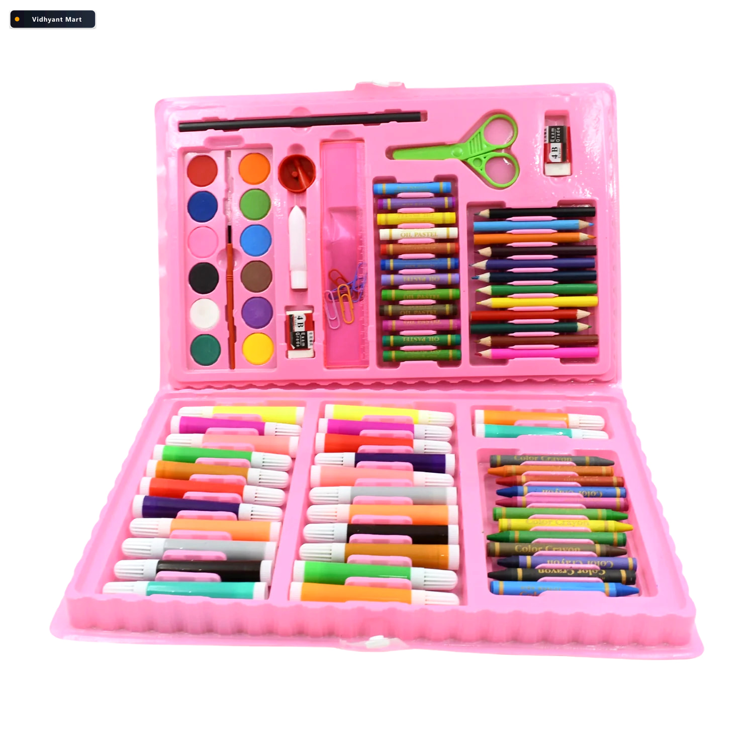 Vidhyant Mart Kids Art Set 86 Pcs Coloring Drawing Kit Craftily 4