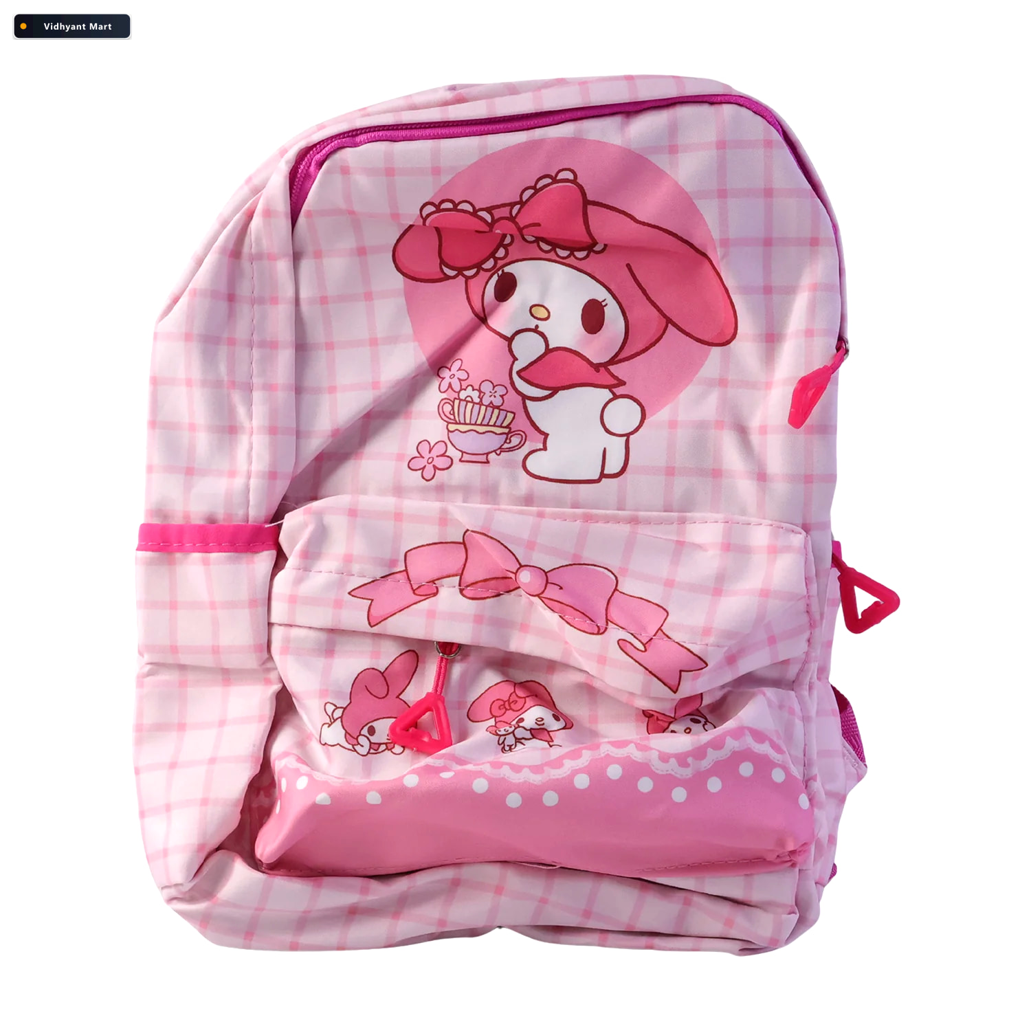 Vidhyant Mart Kids Backpack Adorable My Melody Design With Bow B 4