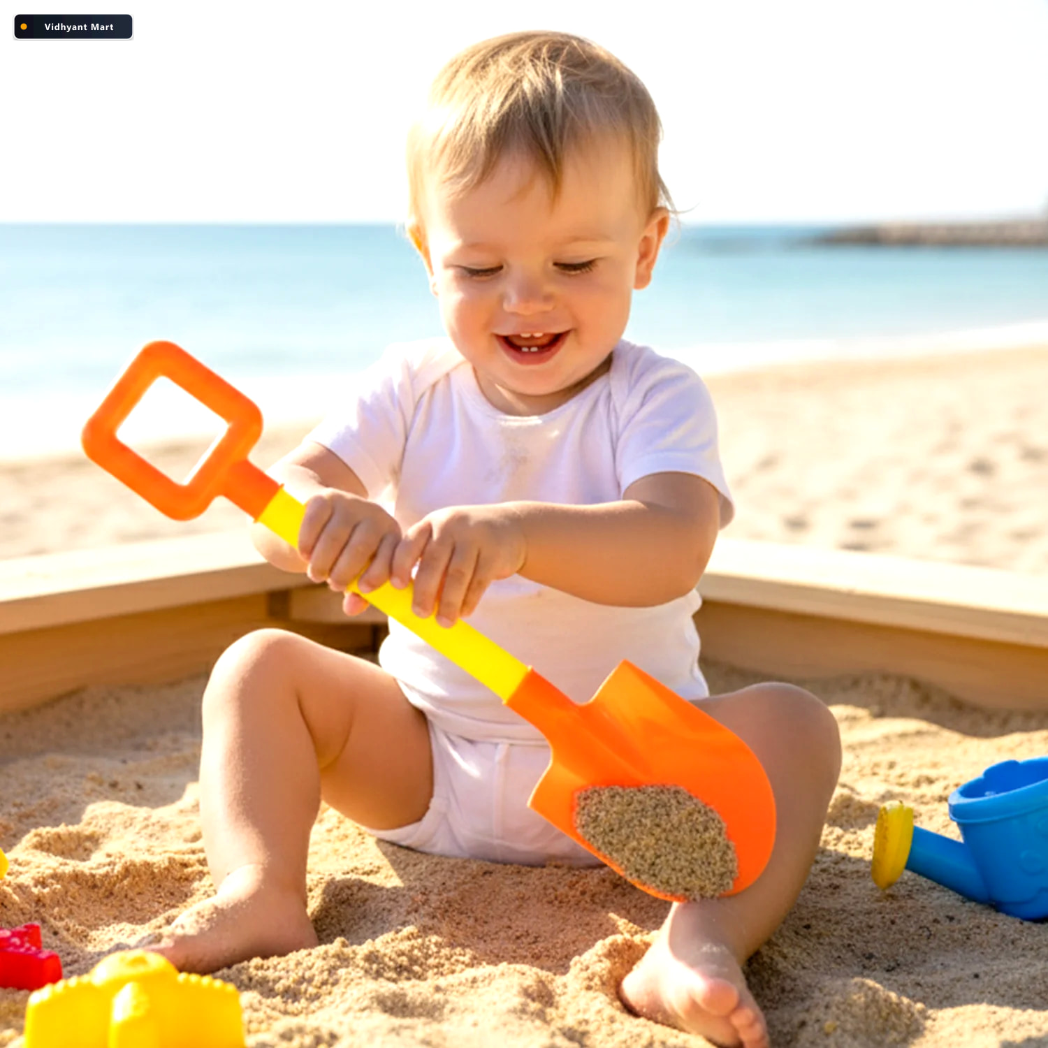 Vidhyant Mart Kids Beach Sand Shovel Lightweight Plastic With Ea 2