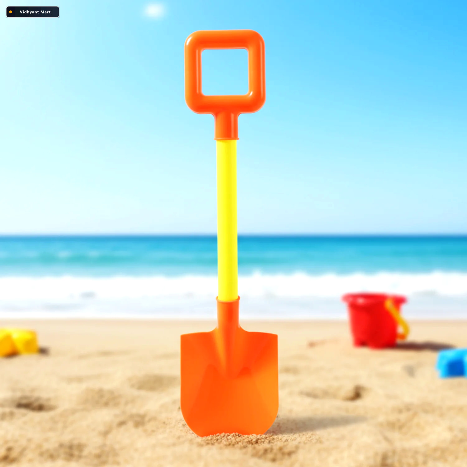 Vidhyant Mart Kids Beach Sand Shovel Lightweight Plastic With Ea 3