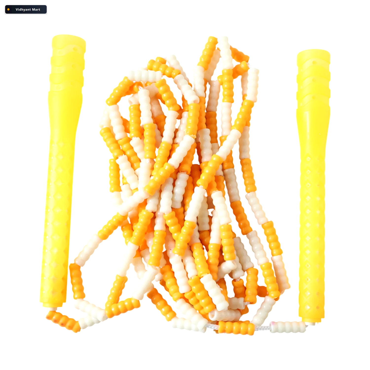 Vidhyant Mart Kids Beaded Skipping Rope Durable Comfortable Grip 4