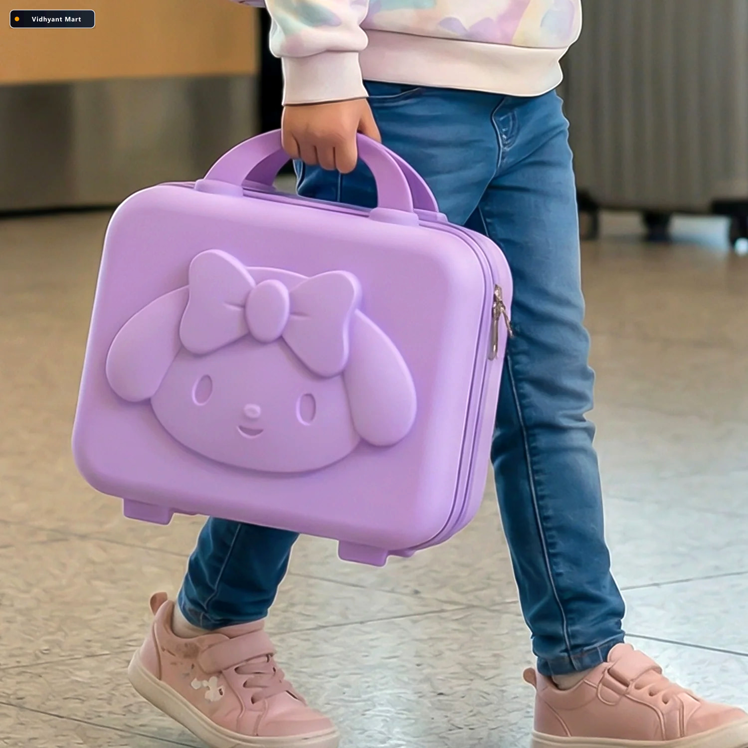 Vidhyant Mart Kids Bear Hard Shell Carry Case Durable Portable S 4