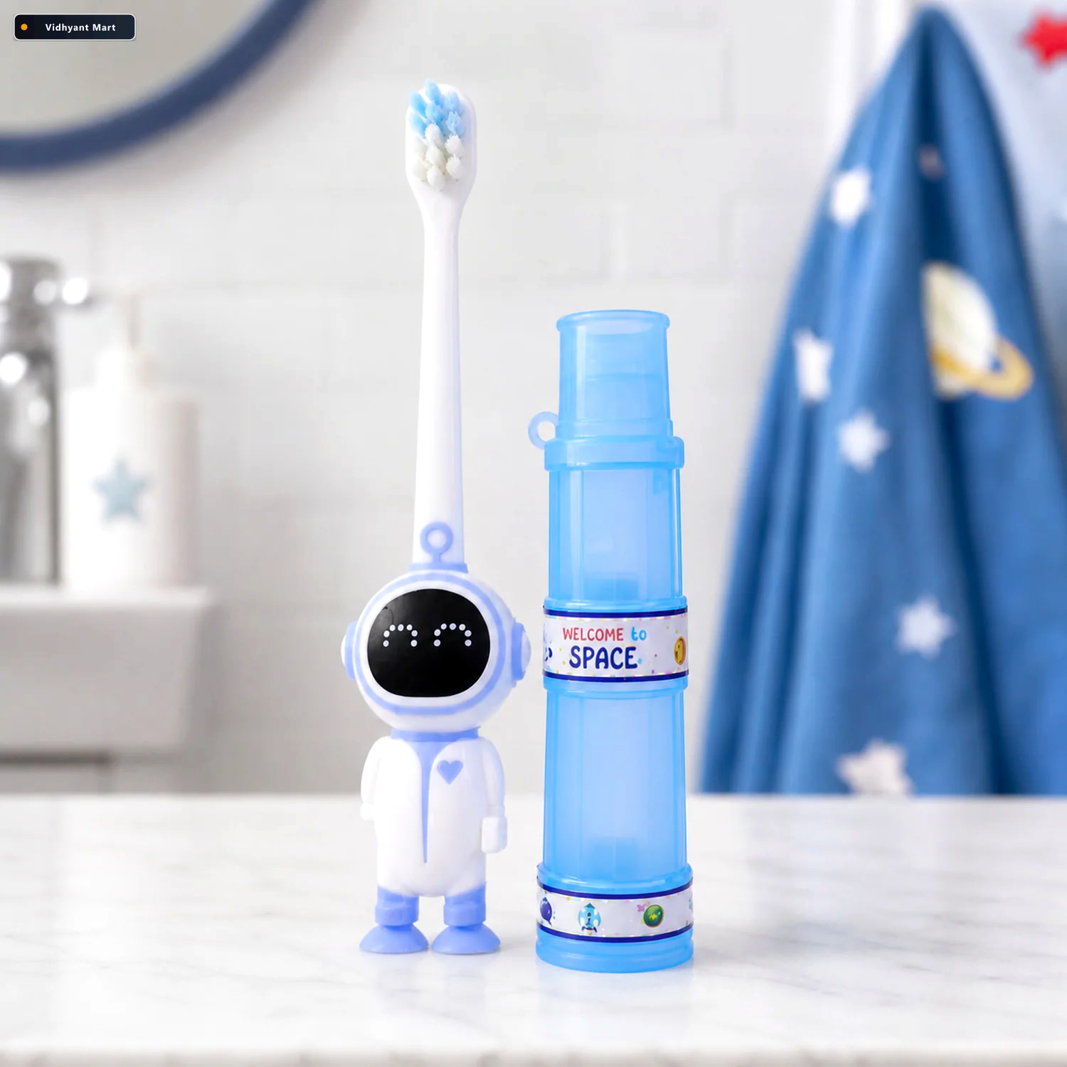 Vidhyant Mart Kids Cartoon Toothbrush Soft Bristle Children Brus 3