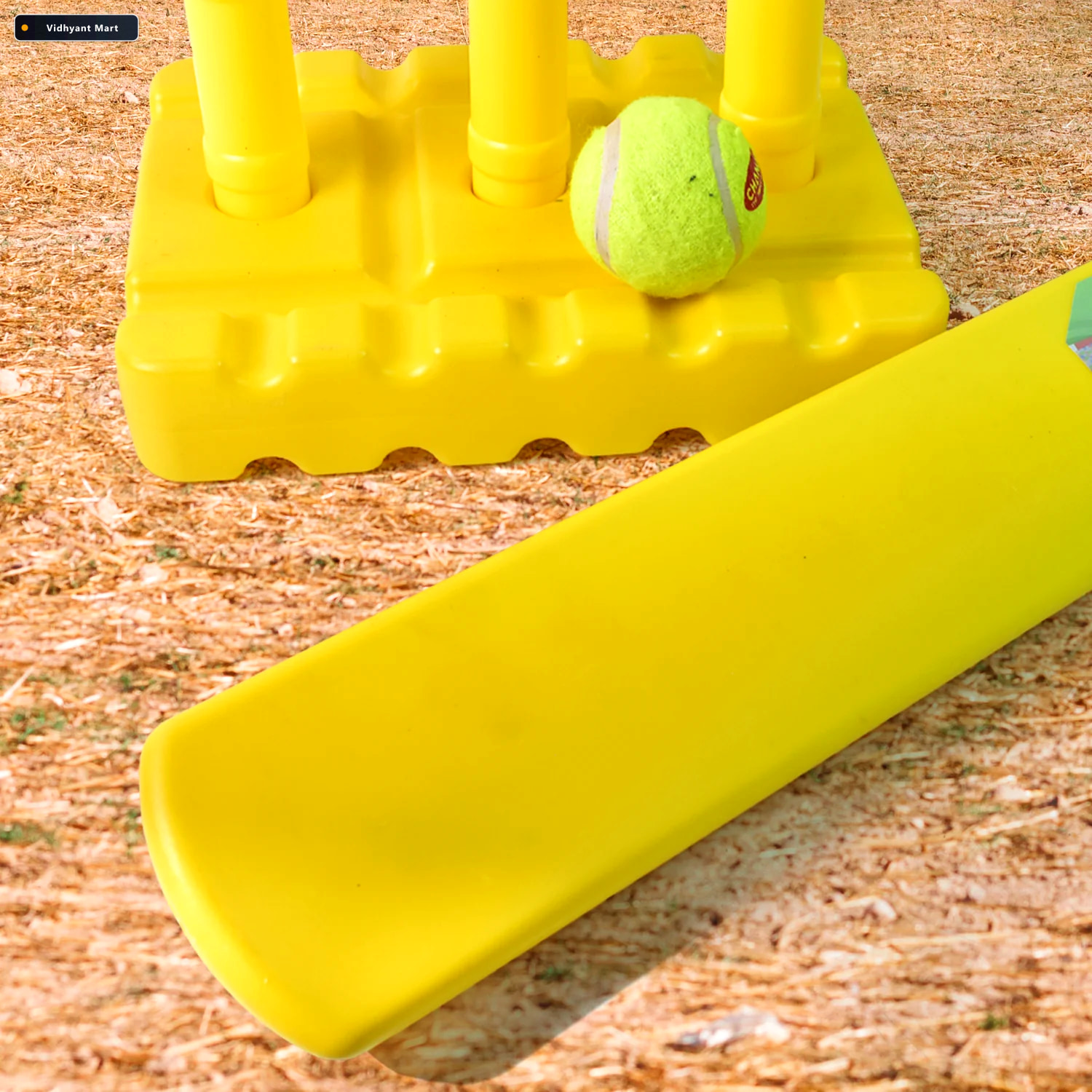 Vidhyant Mart Kids Cricket Kit Durable Plastic Set For Indoor Ou 3