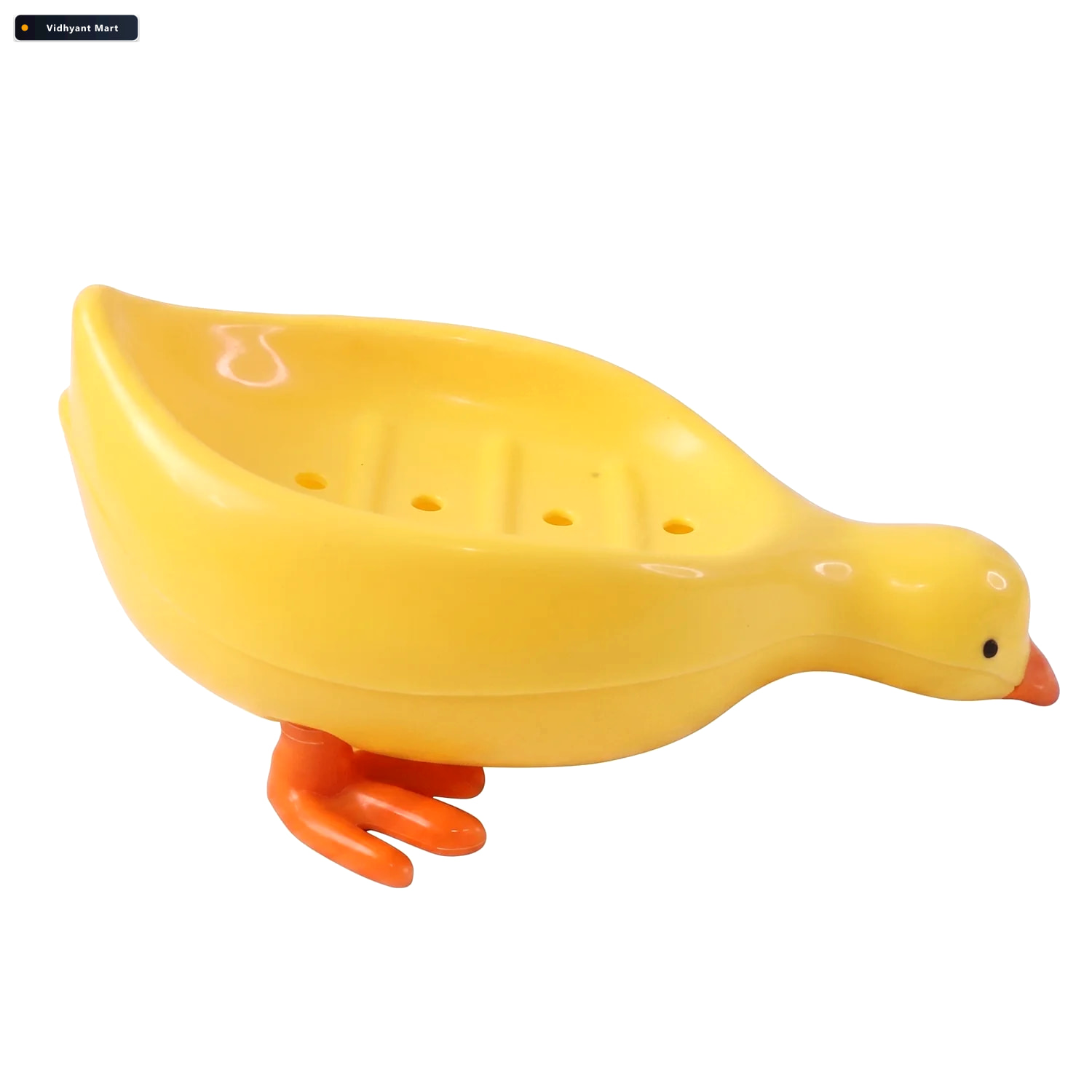 Vidhyant Mart Kids Duck Shaped Soap Holder Fun Waterproof Bathro 4