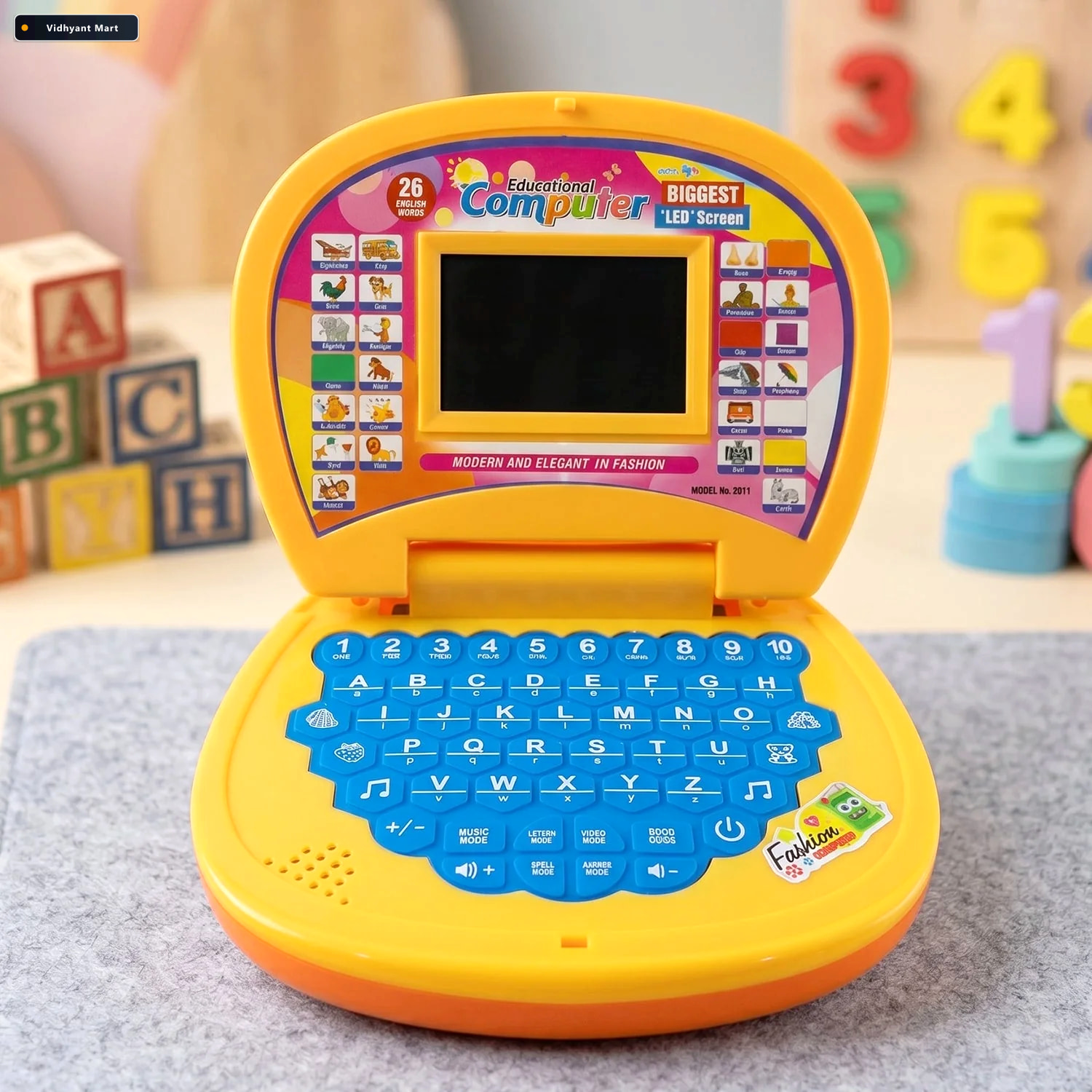 Vidhyant Mart Kids Educational Laptop Computer Learning Alphabet 2