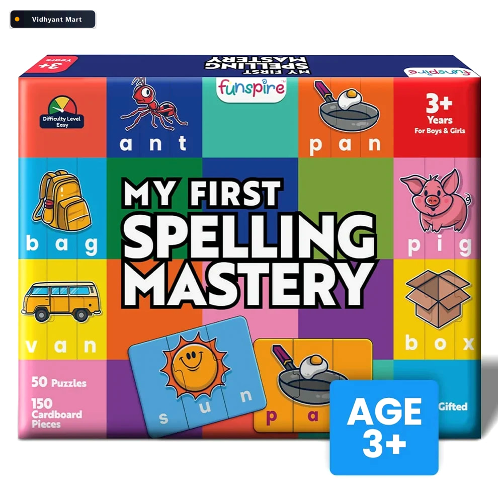 Vidhyant Mart Kids Educational Learning Combo Spelling Puzzle Do 5