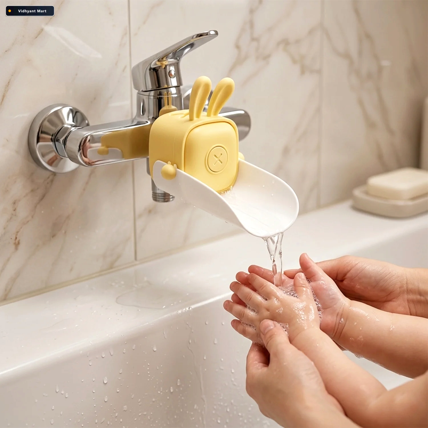 Vidhyant Mart Kids Faucet Extender Easy Hand Wash Splash Free De 2