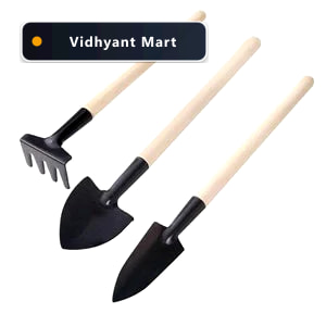 Vidhyant Mart Kids Garden Tools Set 3 Pcs Trowel Shovel Rake Pla 3