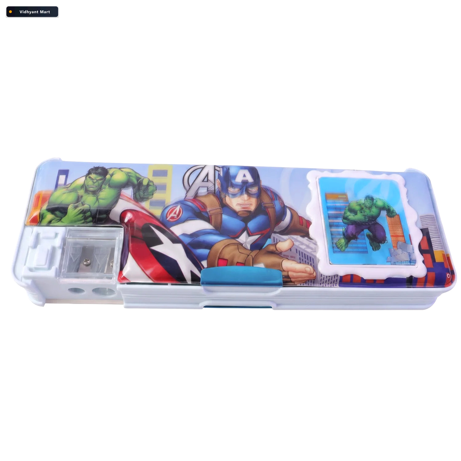 Vidhyant Mart Kids Geometry Box Multifunction Calculator Sharpen 4