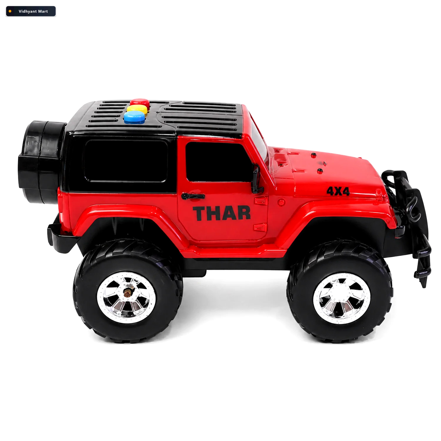 Vidhyant Mart Kids Hunter Off Road Toy Jeep Light Sound For Adve 4
