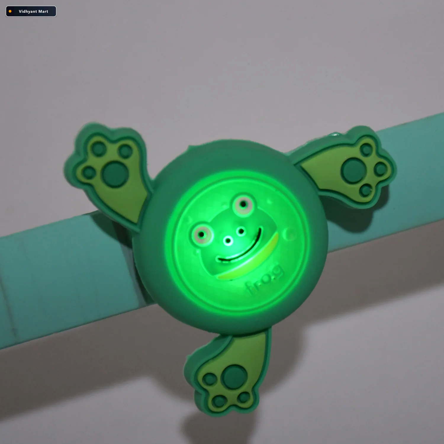 Vidhyant Mart Kids Led Slap Bracelet Spinning Light Up Cartoon L 4