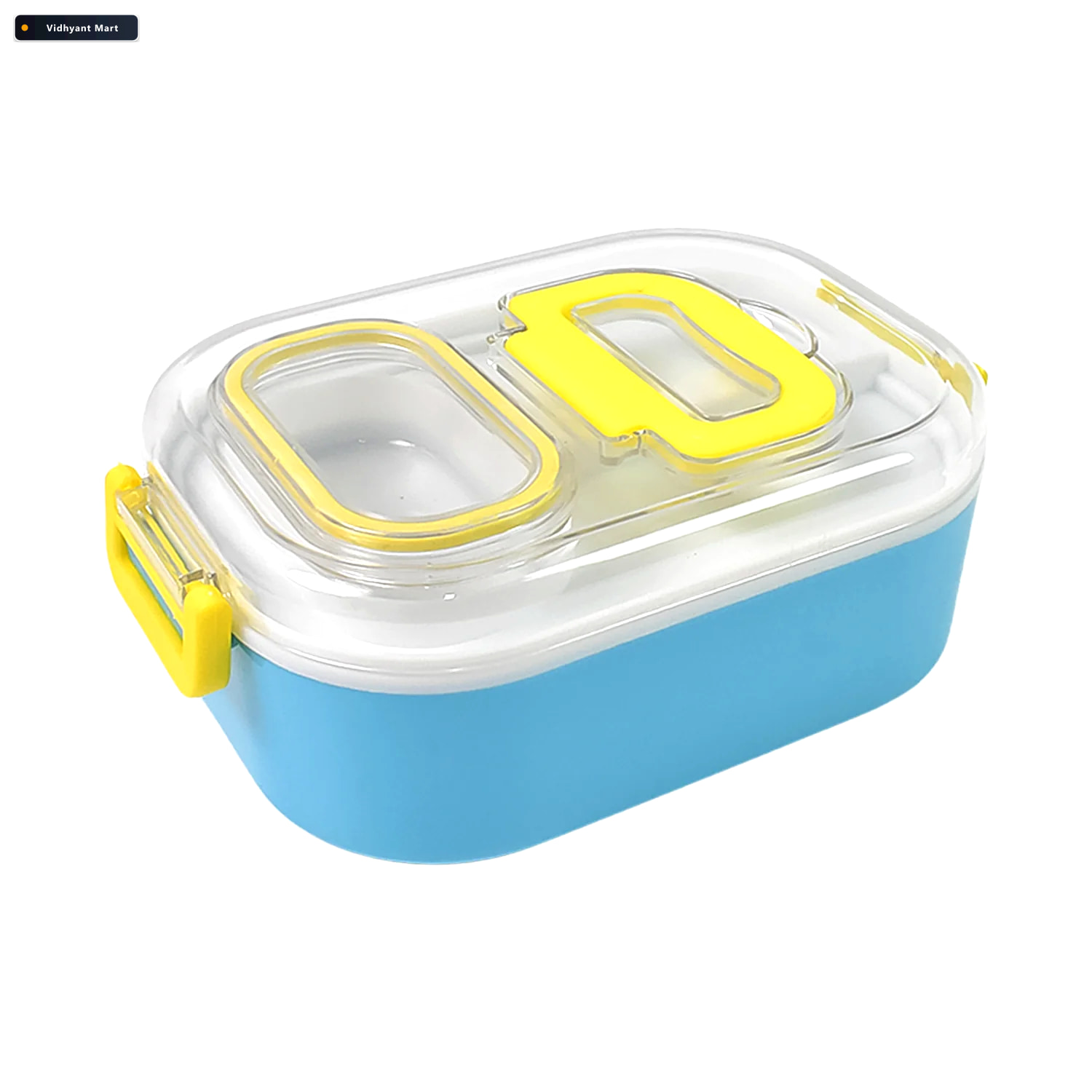 Vidhyant Mart Kids Lunch Box Durable Plastic With Spoon Fork Lun 4