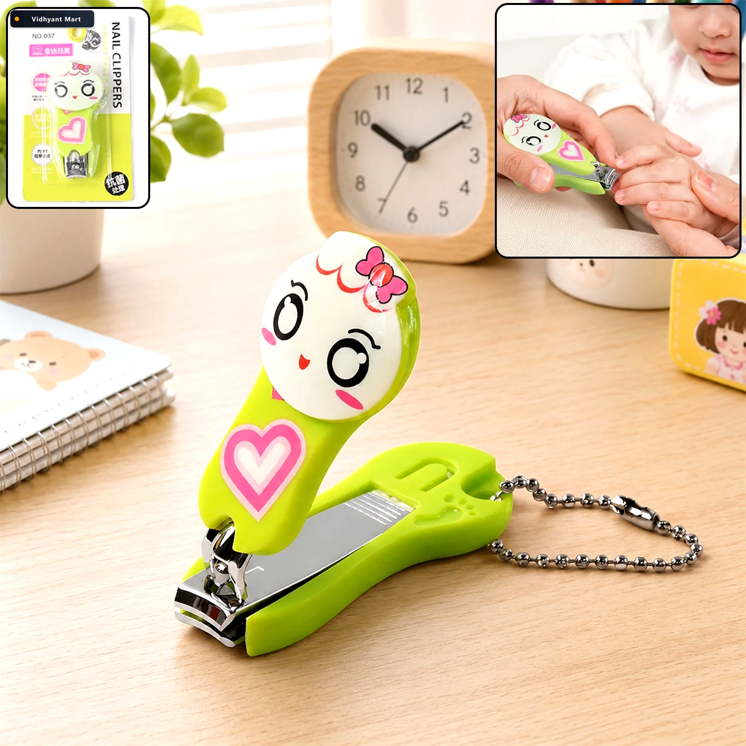 Vidhyant Mart Kids Nail Cutter Keychain Nail Cutter Nail Clipper 1