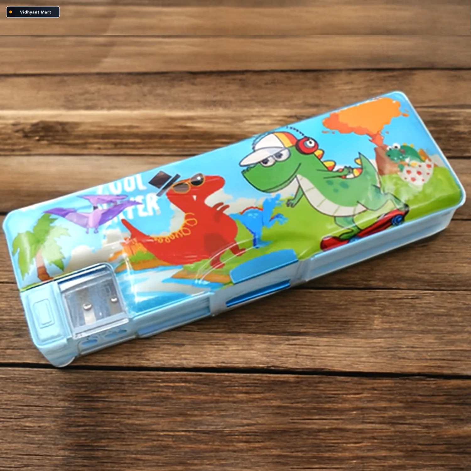 Vidhyant Mart Kids Pencil Case Dual Compartment Stationery Box D 2