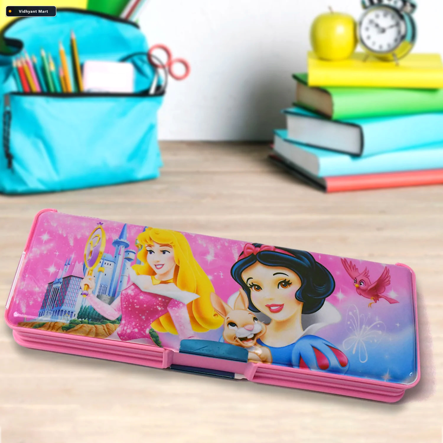 Vidhyant Mart Kids Pencil Case Dual Compartment Stationery Box D 3